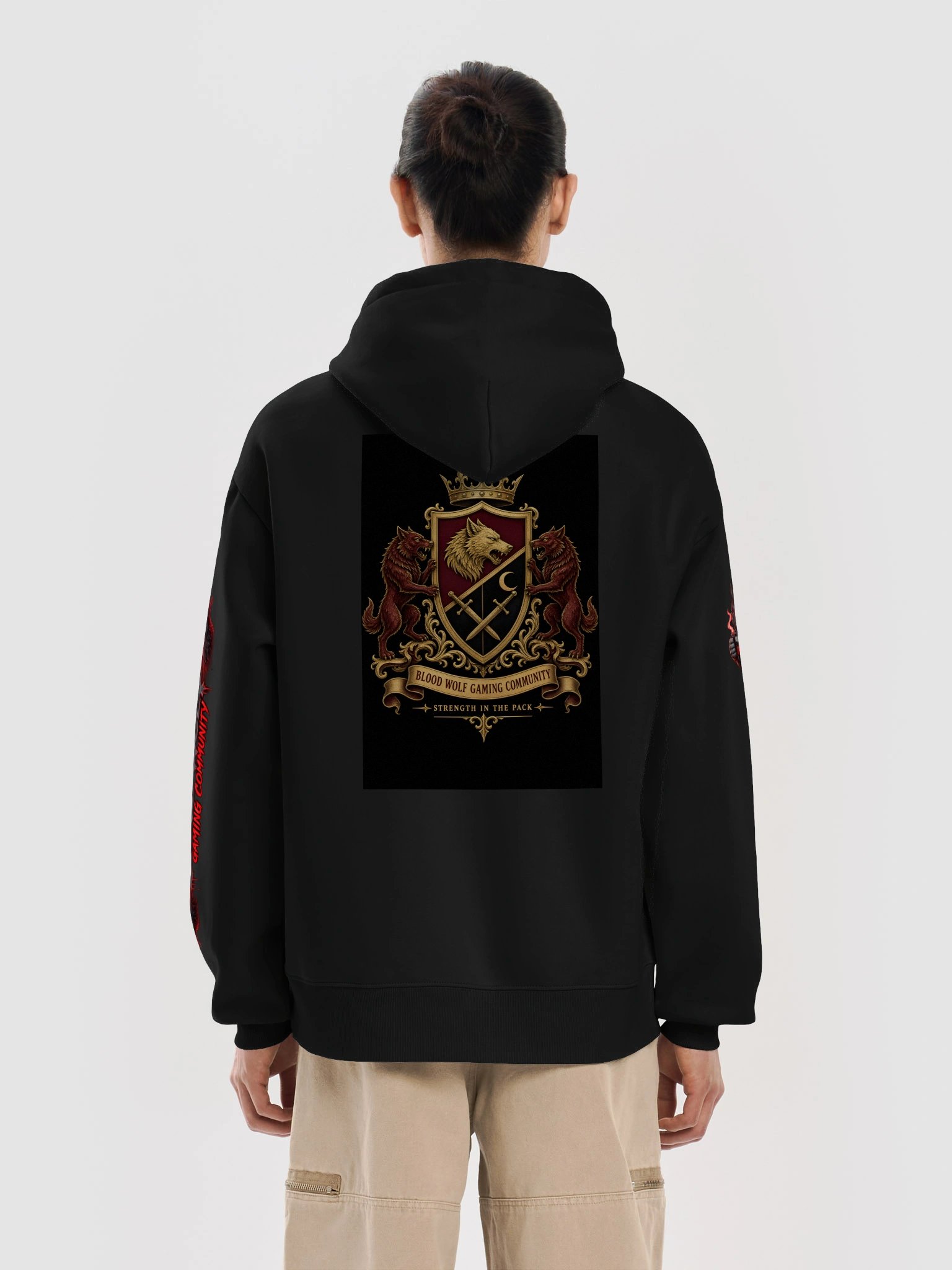Blood Wolf Emblem Heavy Hoodie product image (29)