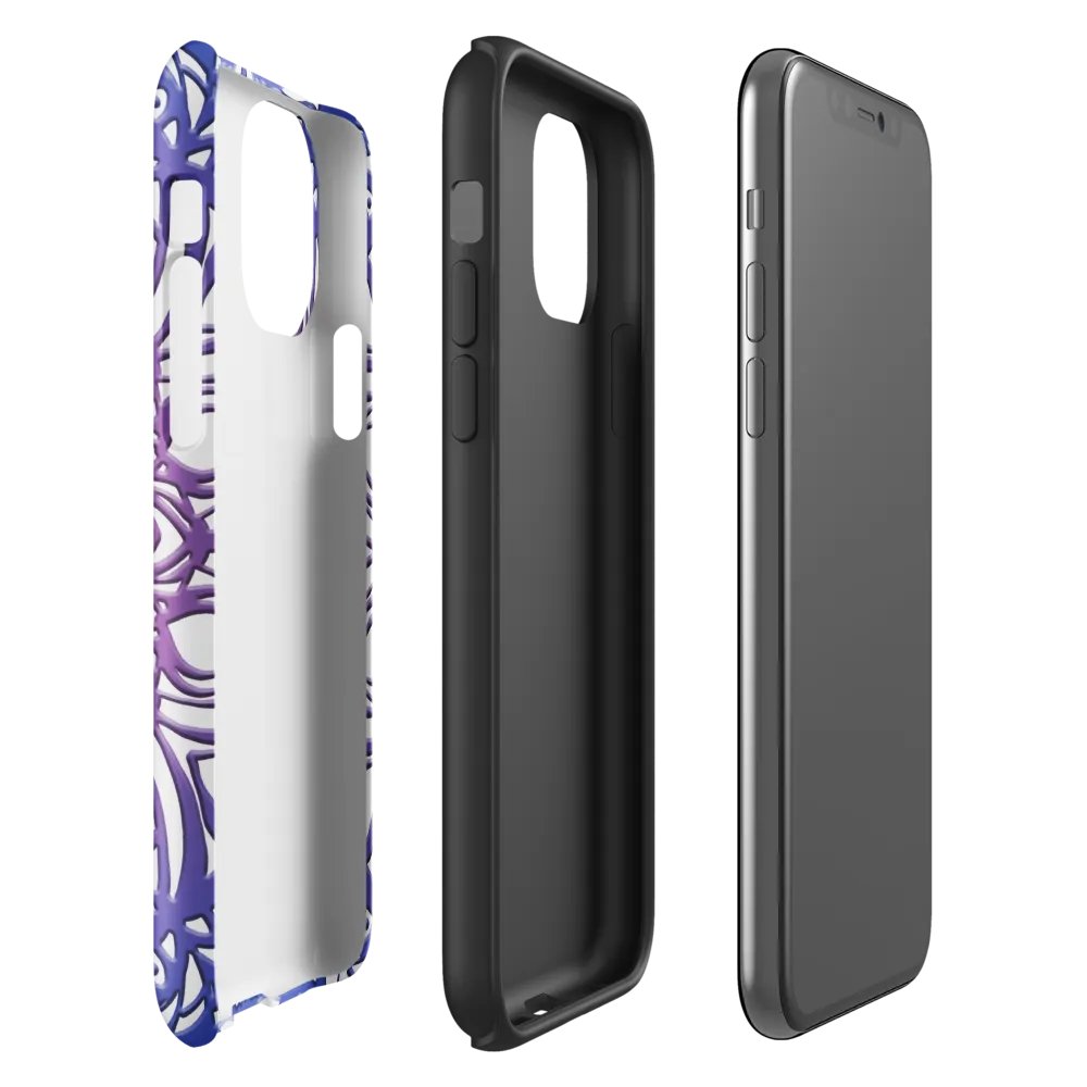Purple blue mandala Phone case product image (6)