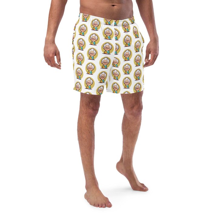 Eccentric Elderly All-Over Swim Trunks product image (1)