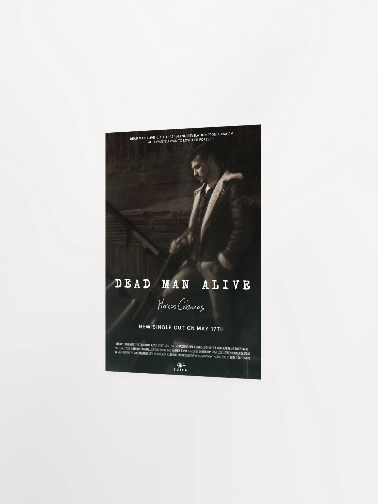 DEAD MAN ALIVE PROMO POSTER product image (2)
