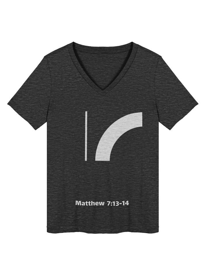 Straight & Narrow Path Women's V-Neck T-Shirt product image (2)