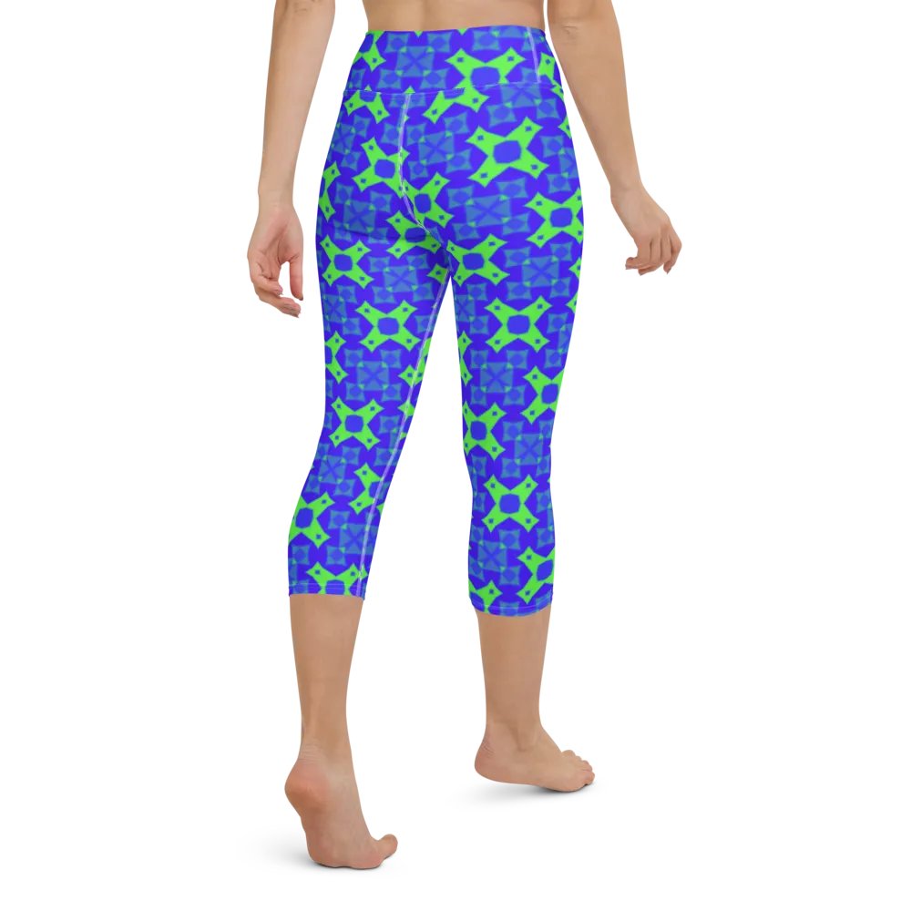 Grid Glamour Capri Leggings product image (5)