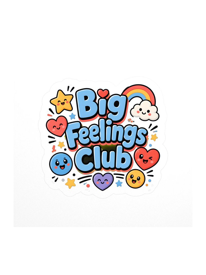 Big Feelings Club Sticker product image (1)