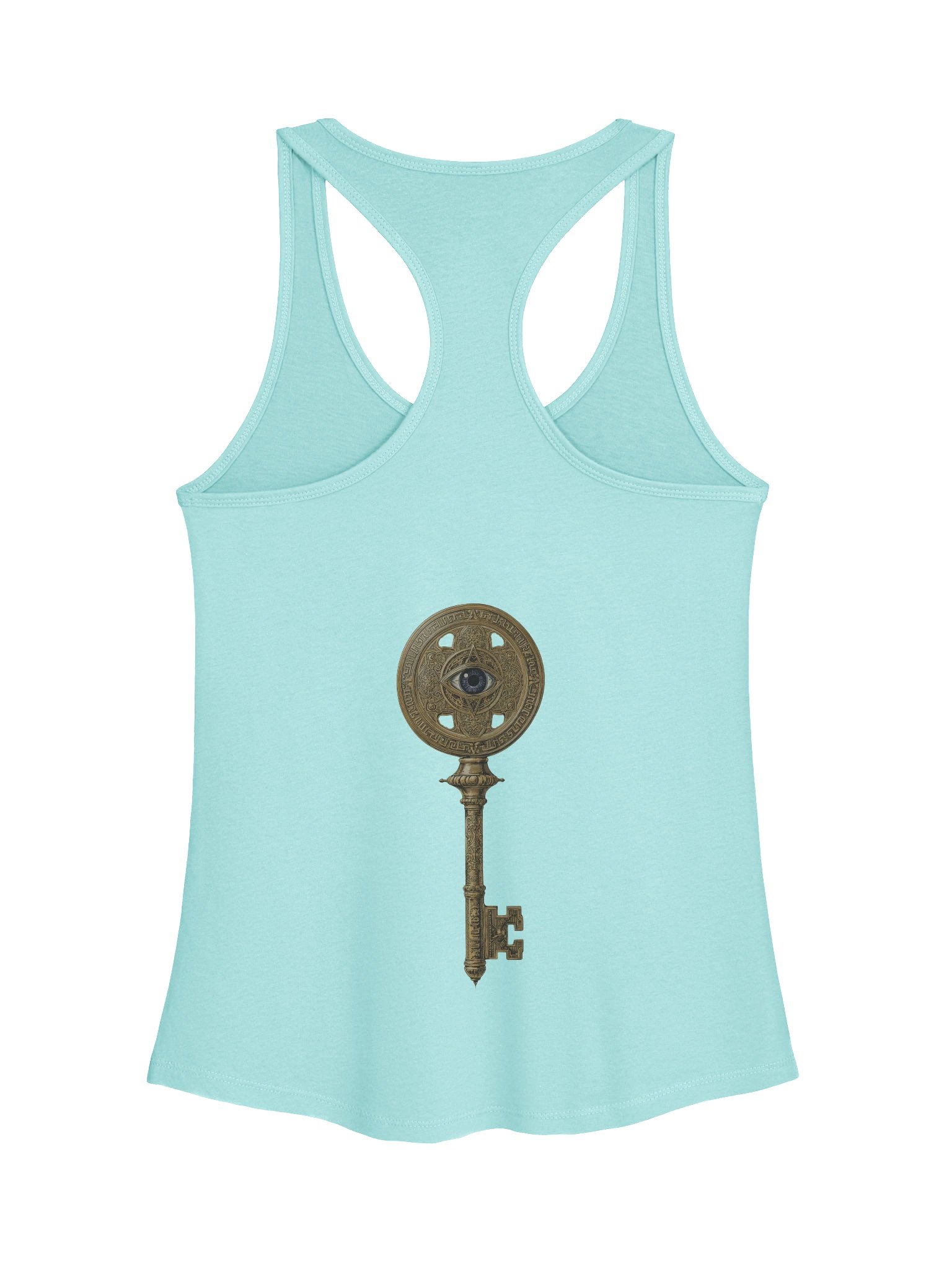 The Gatekeeper’s Key – Cancun Horizon Edition (Front & Back Print) | Women’s Racerback Tank product image (2)