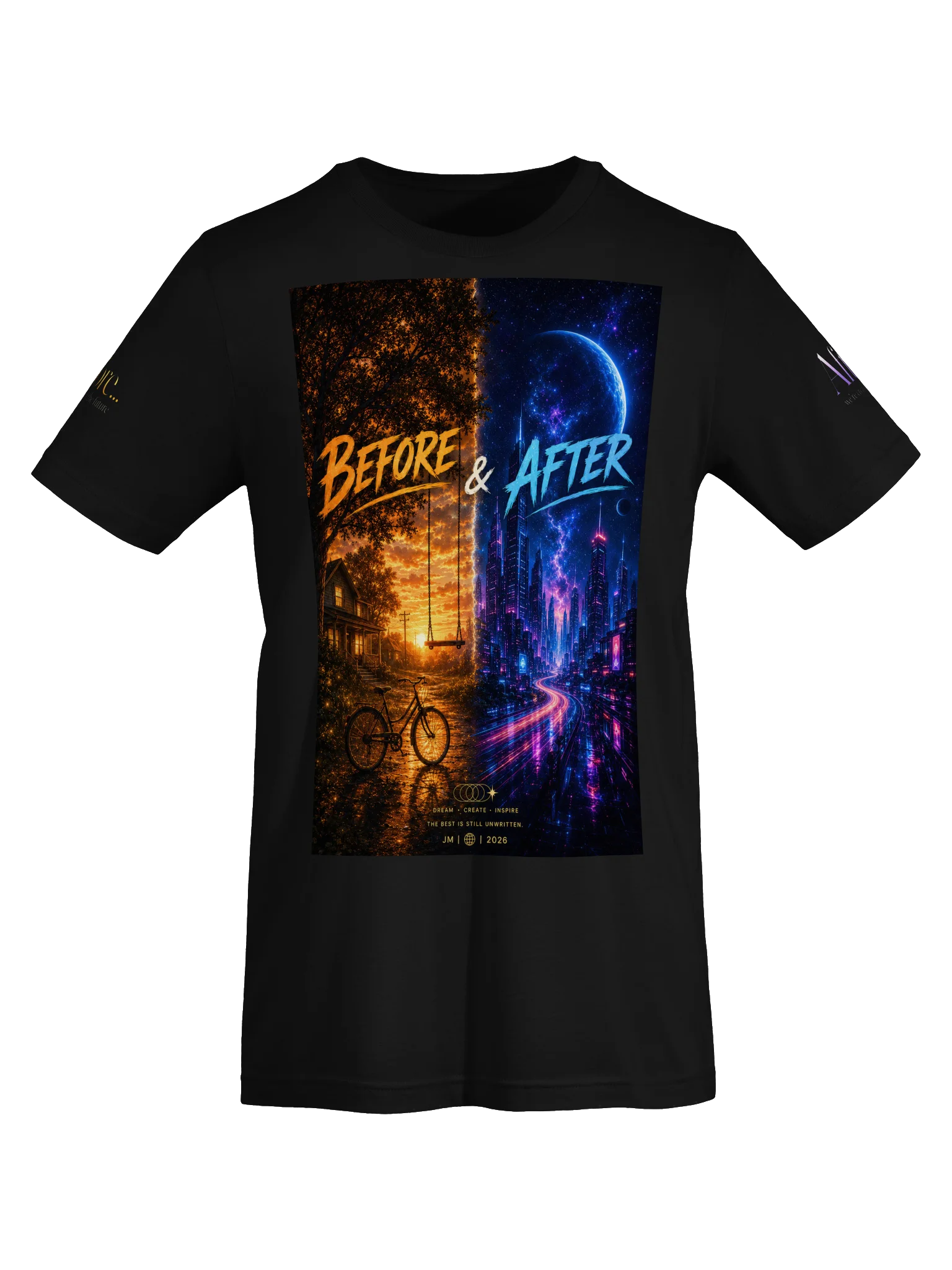 Before & After: Two Worlds T-Shirt product image (4)