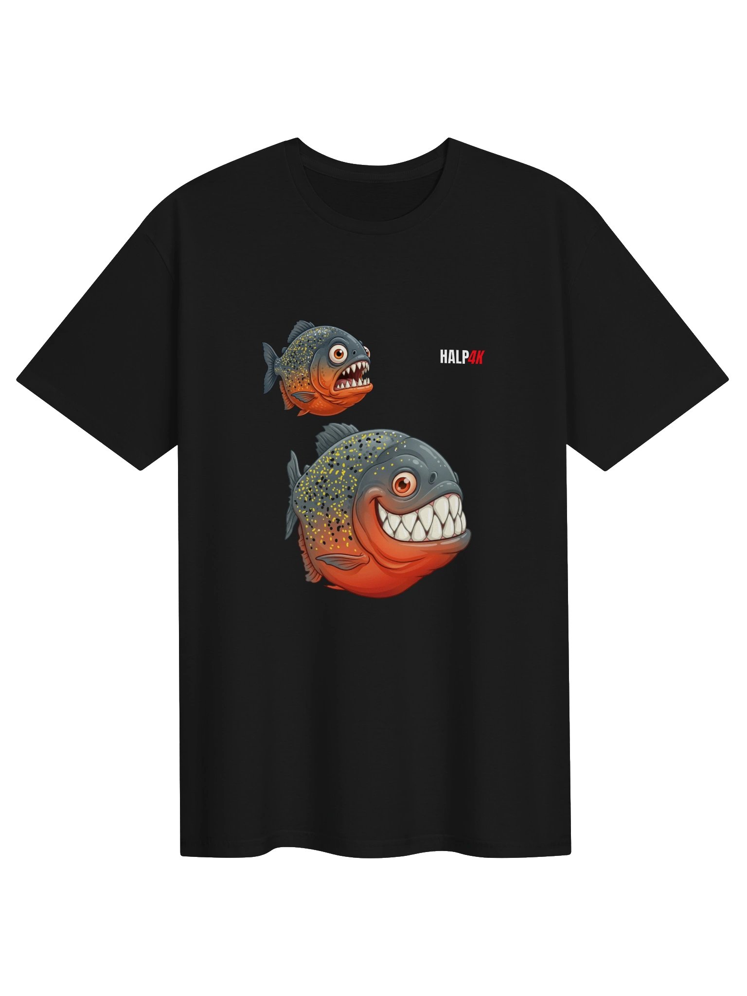 Remera HALP4K Fish Series – Pirañas product image (1)