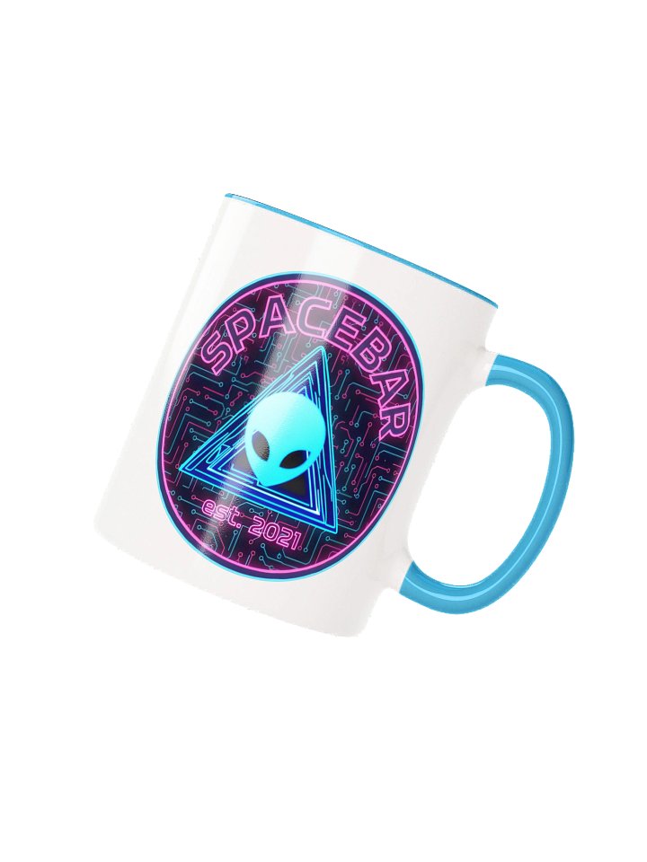 S P A C E B A R Neon Alien Mug (Blue) product image (4)