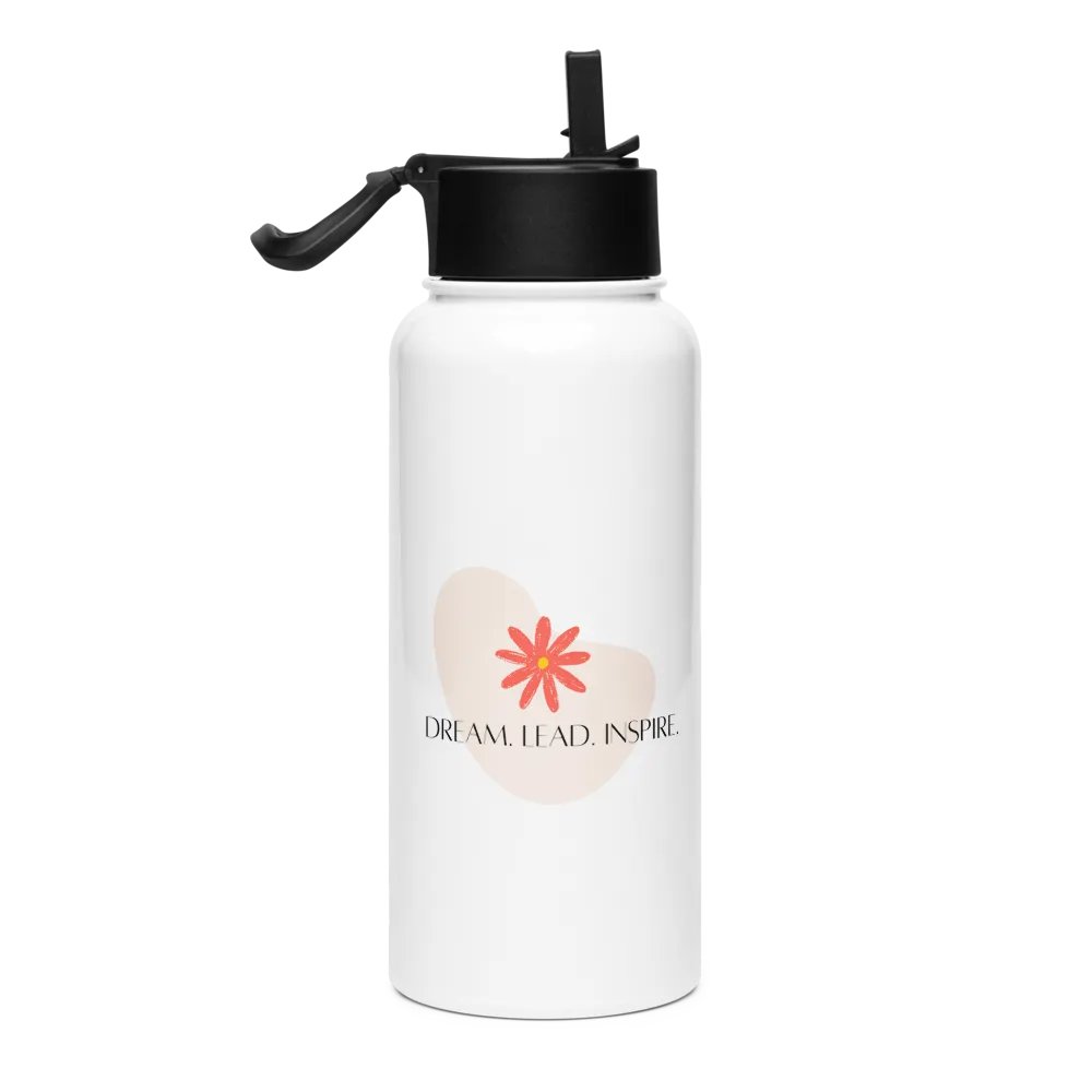 Stainless Steel Water Bottle with a Straw Lid SWFB0136 product image (2)