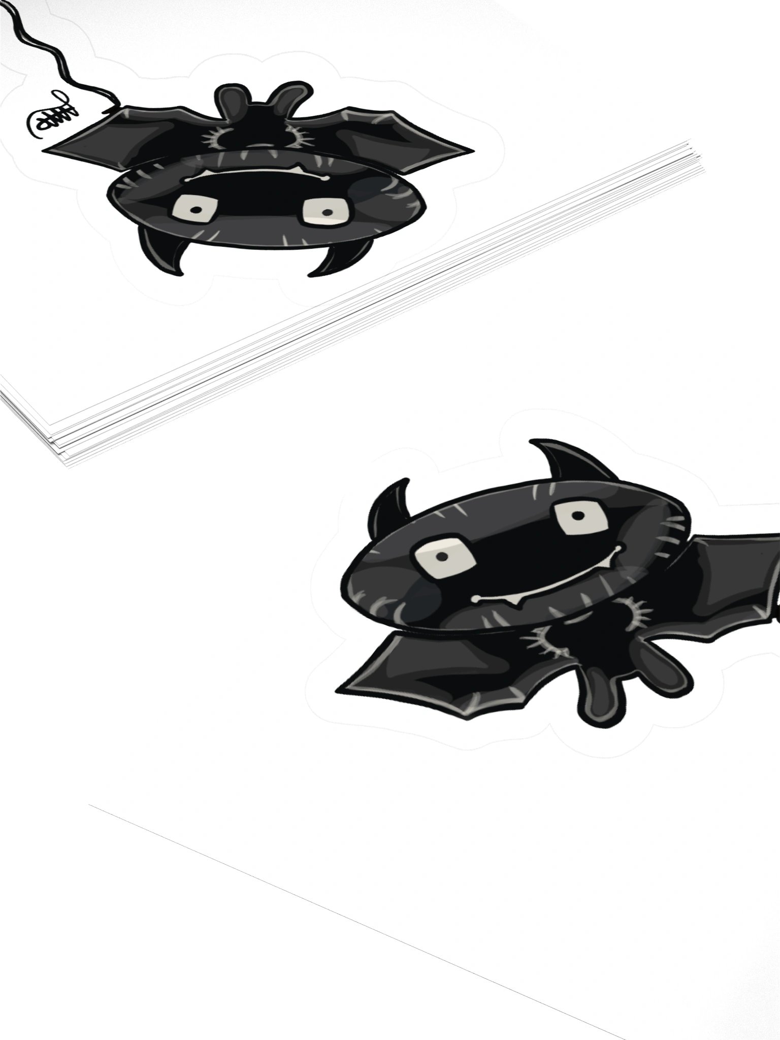 Balloon Bat Kiss Cut Sticker product image (11)