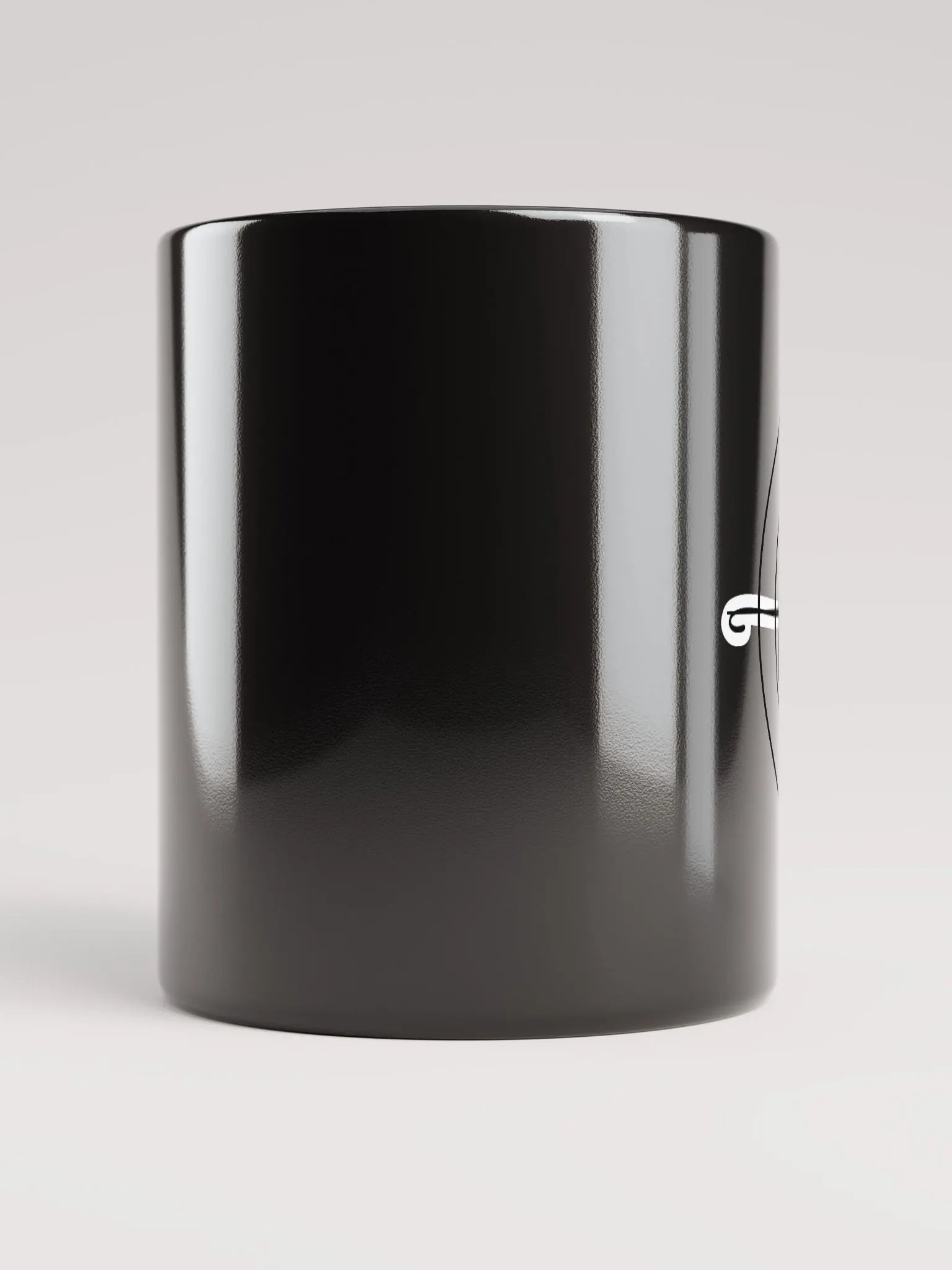 Black Glossy Lrn2aim Reticle Mug product image (4)