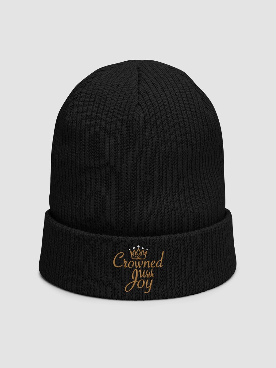 Crowned with Joy Ribbed Beanie product image (1)