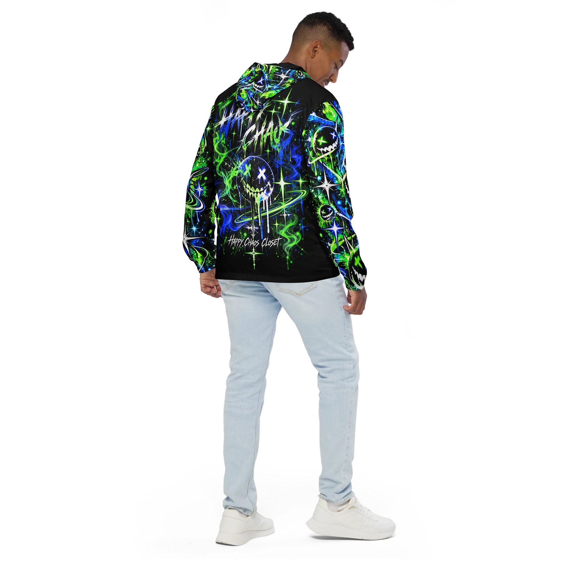 Neon Graffiti Windbreaker product image (4)
