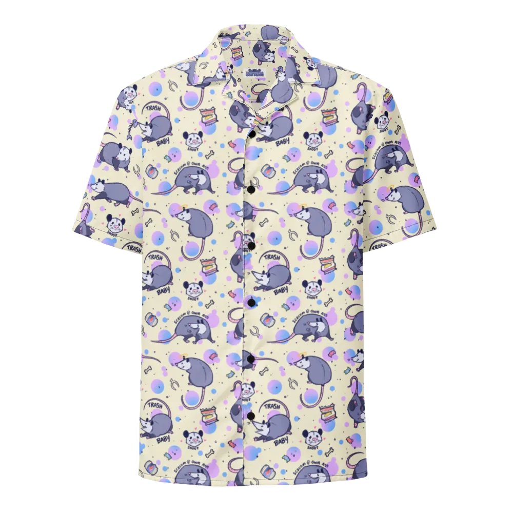 Trash Baby Opossums Button Down product image (1)