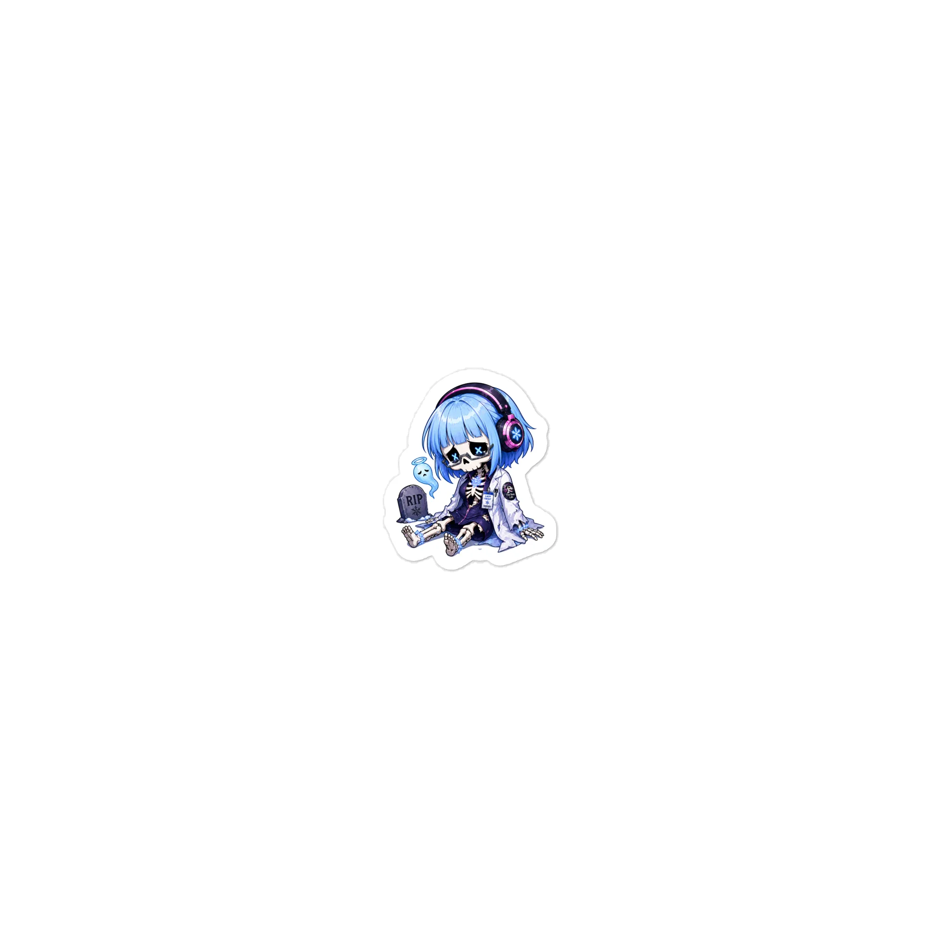 Lady Frost RIP Emote - Die Cut Sticker product image (2)