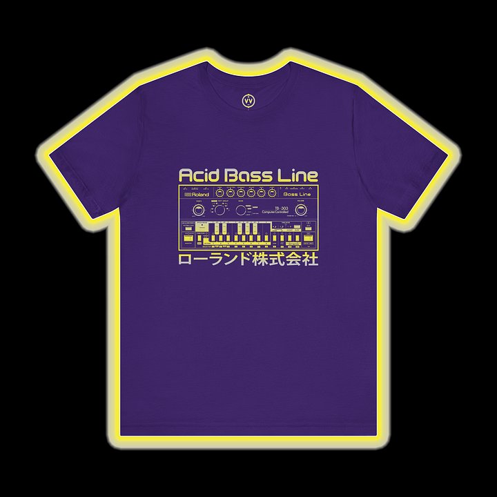 303 T-Shirt - Roland TB-303 Acid Bass Line (Vintage Analog Synthesizer)  product image (1)