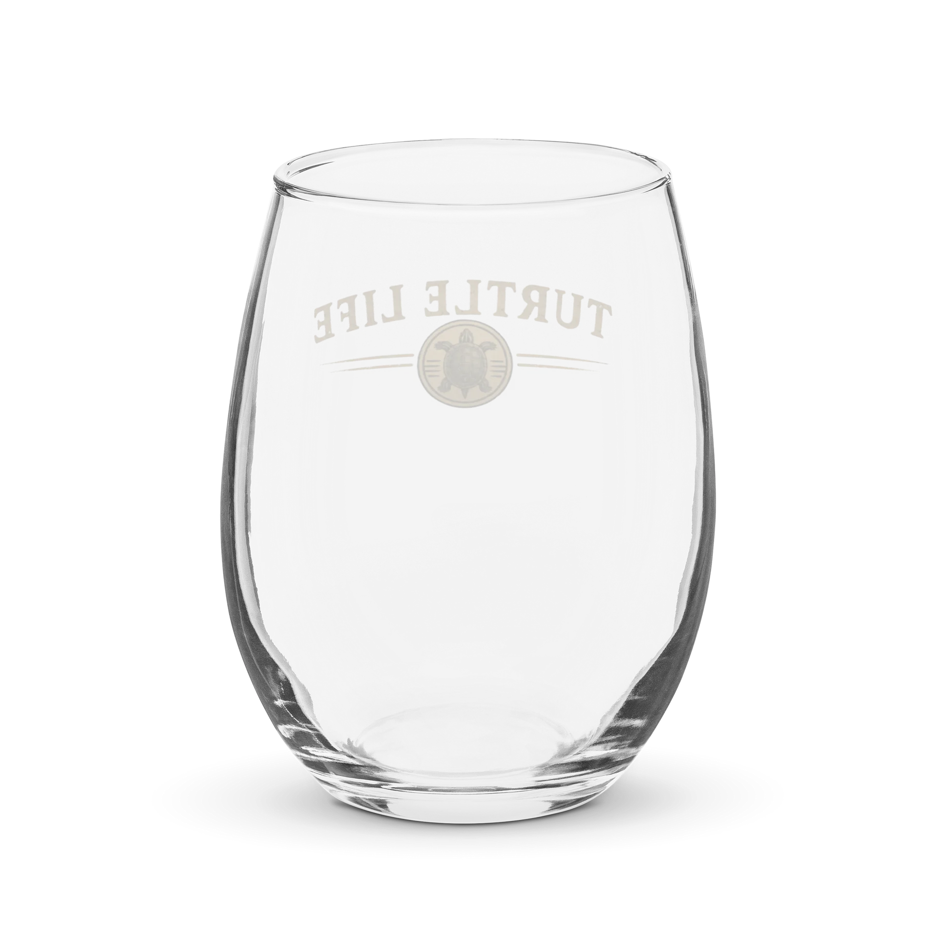 Turtle Life stemless wine glass product image (2)