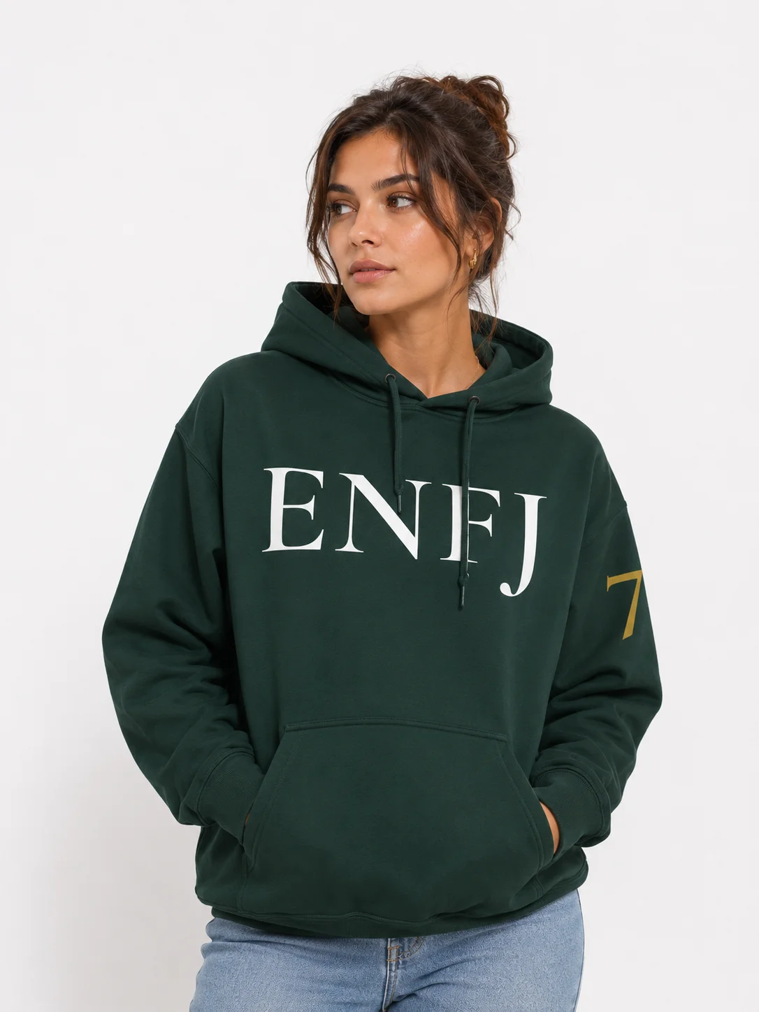ENFJ Women’s Stencil Hoodie – The Teacher | 77Scenarios product image (2)