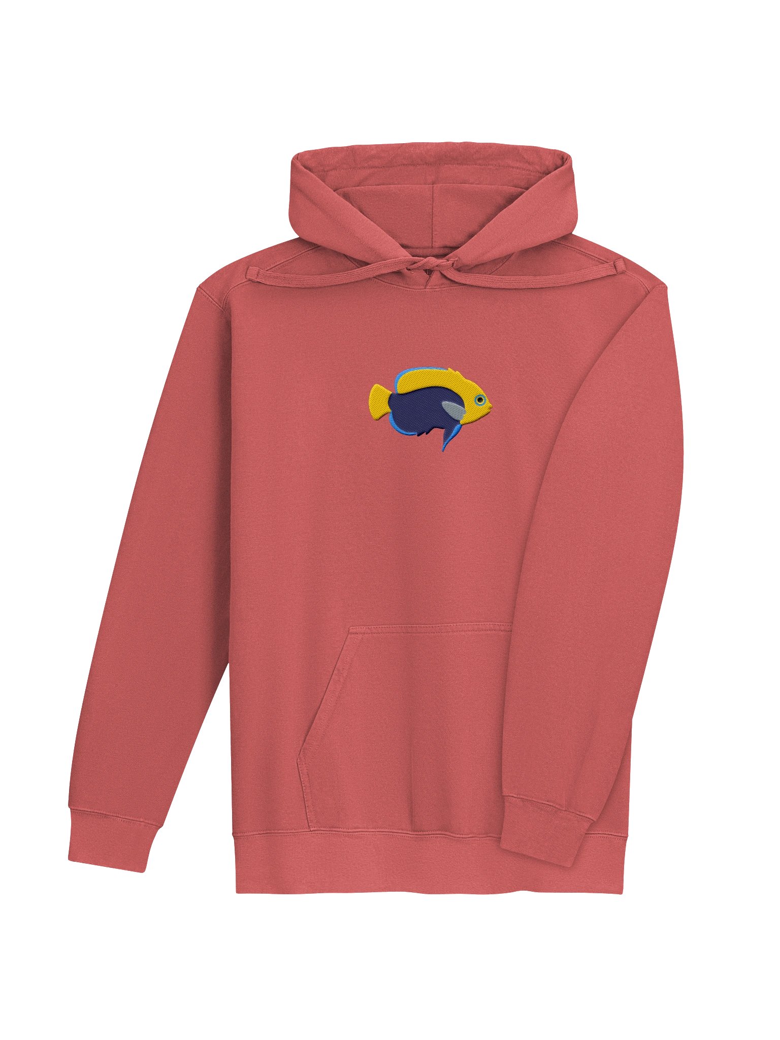 Flameback Angelfish Premium Hooded Sweatshirt (Embroidered) for Reef and Marine Aquarium Lovers product image (20)