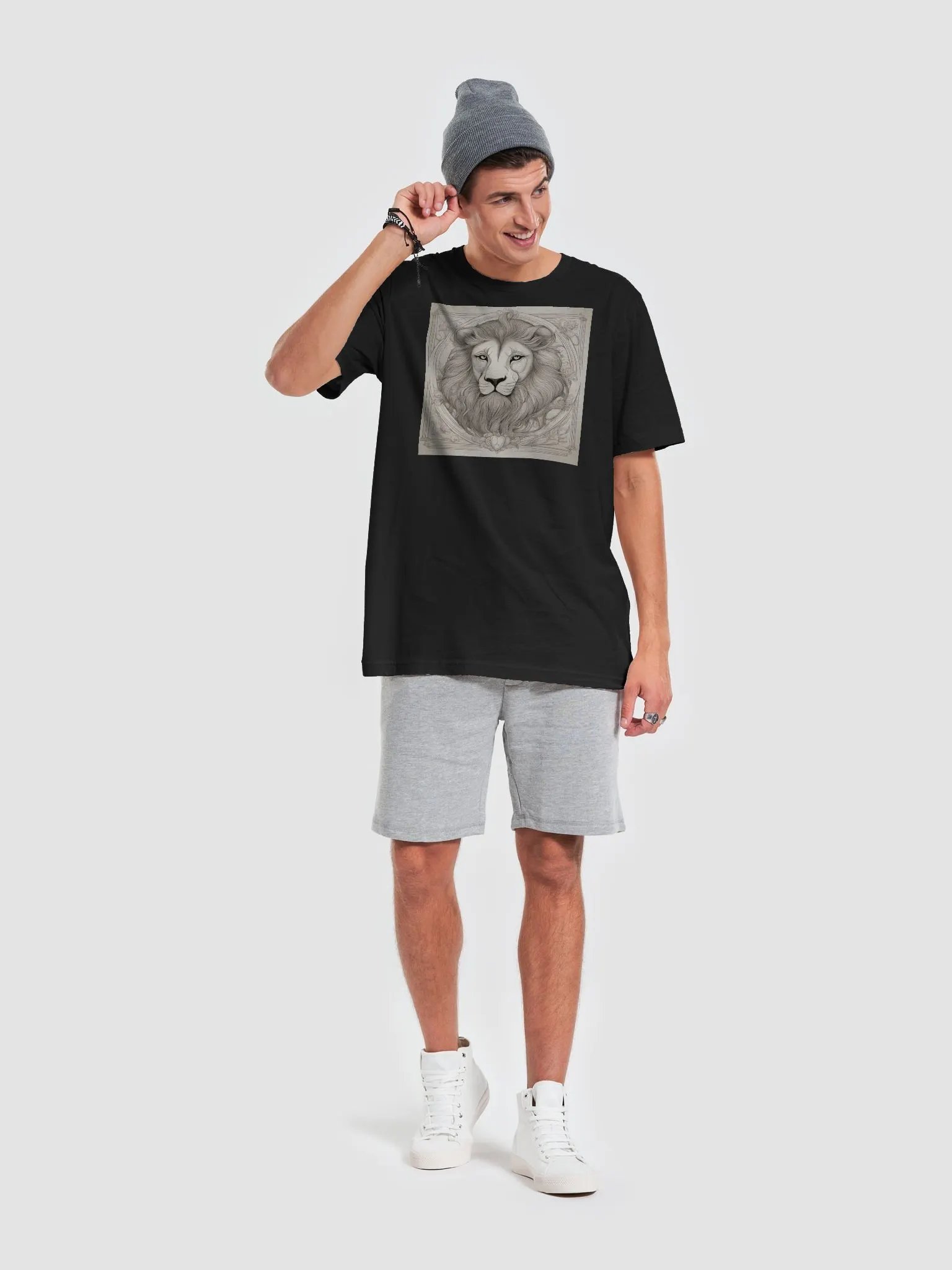 Unisex Leo Zodiac T-Shirt - Majestic Lion Design, Astrology Gift product image (1)