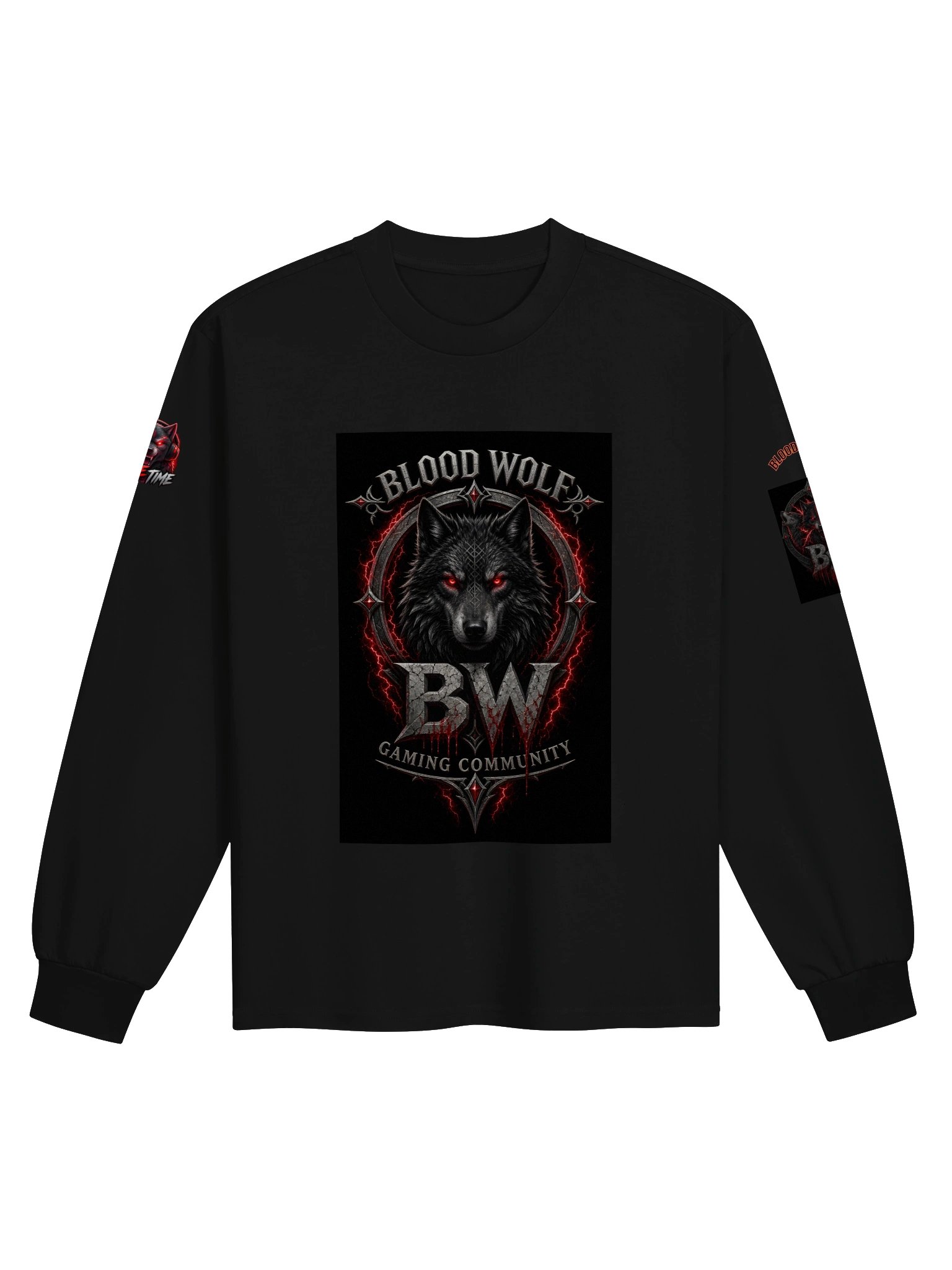 Blood Wolf BW Gaming Community Long Sleeve Tee product image (6)