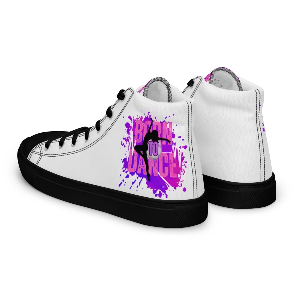Energetic Born to Dance Her Silhouette Men's High Tops product image (5)