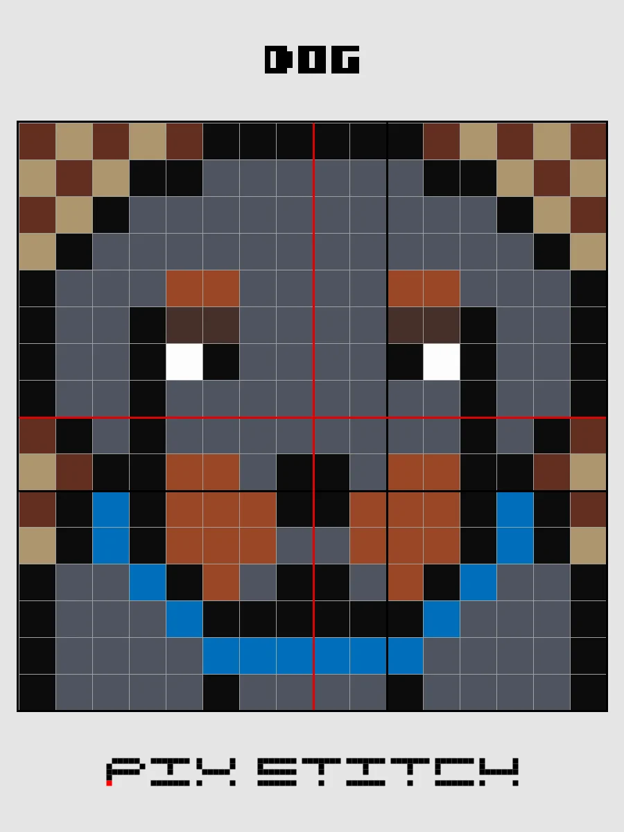 Dog Pixel Art product image (2)