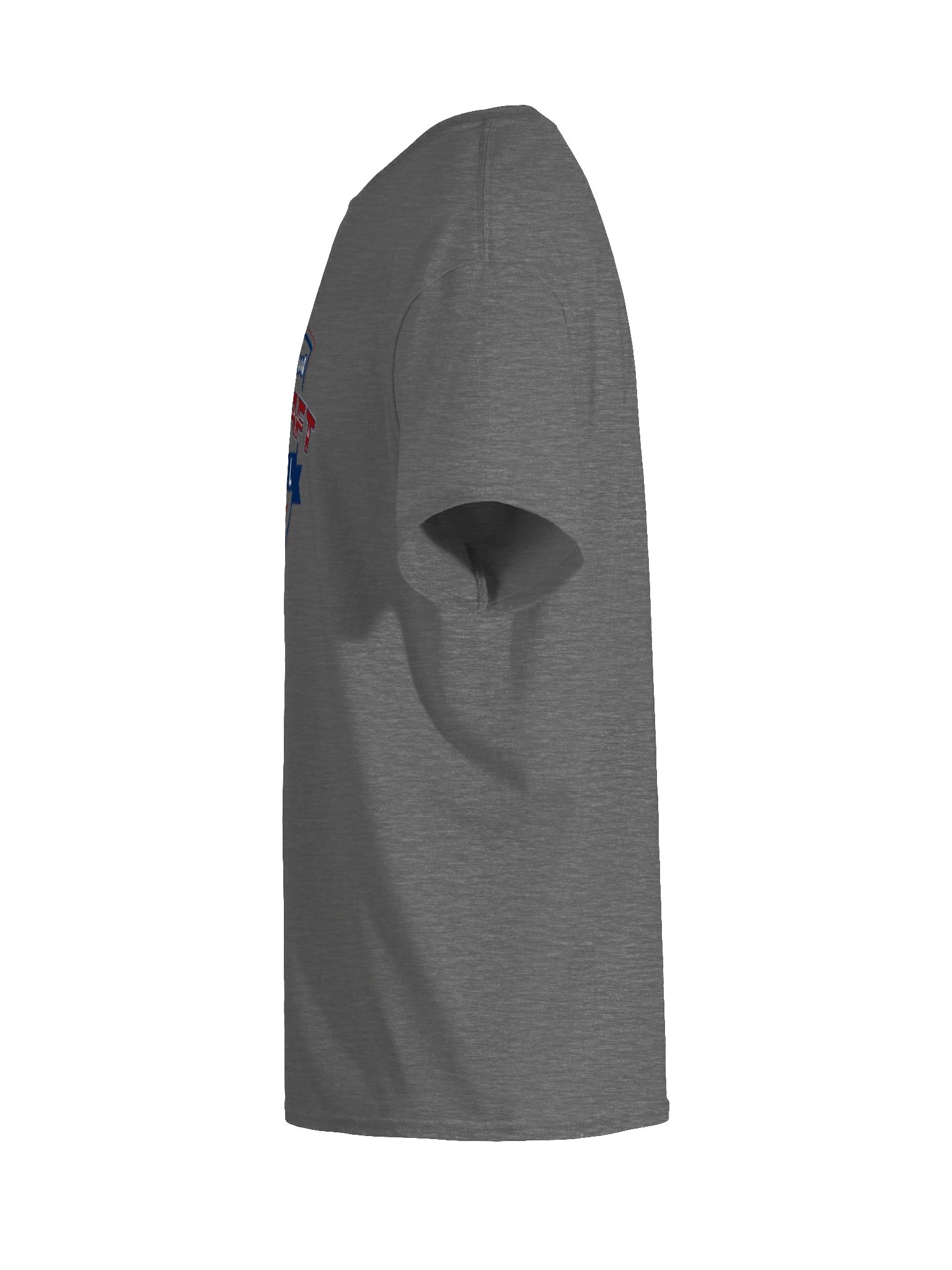 T-shirt - Red White and Blue on Graphite Heather product image (11)