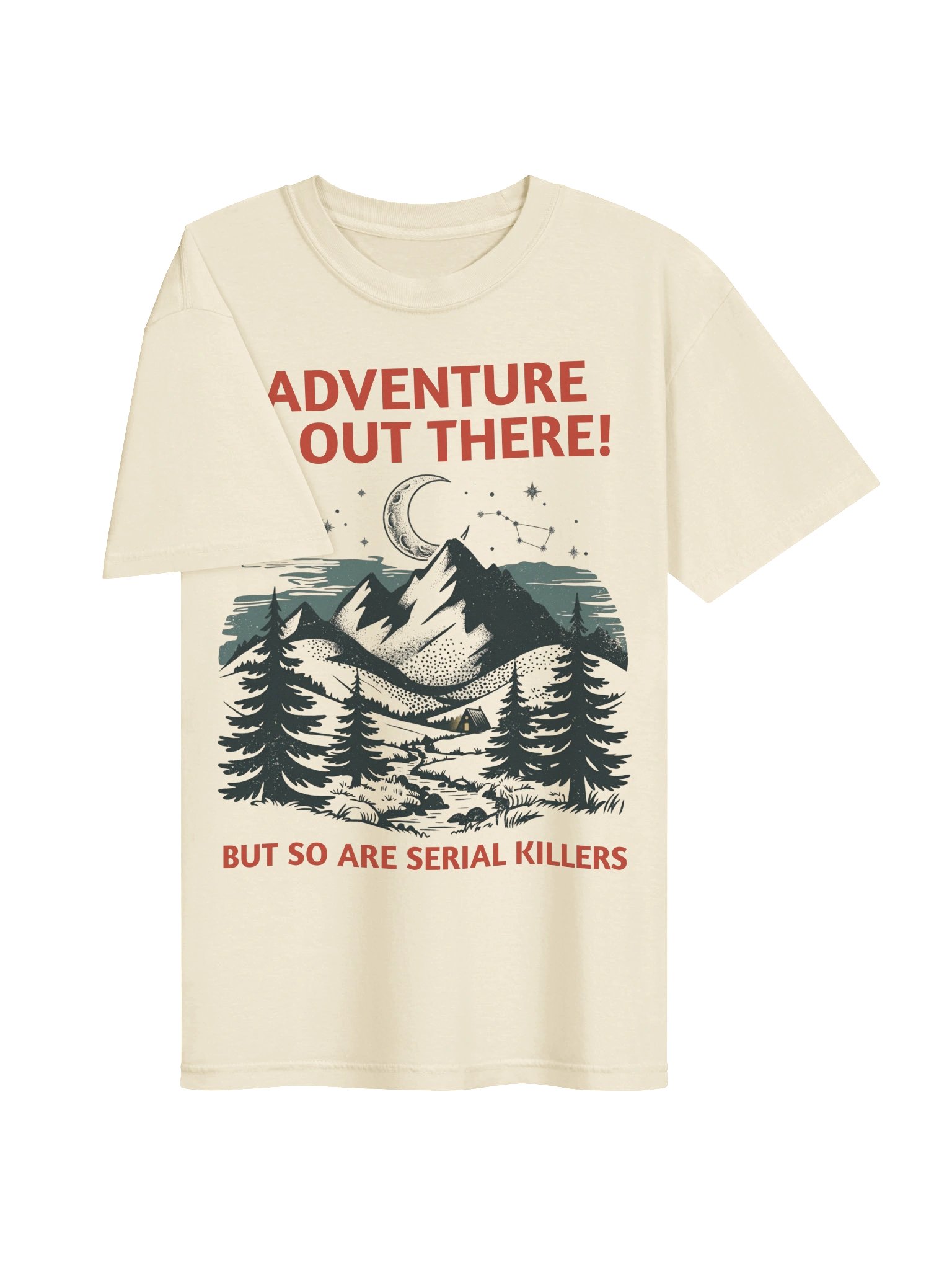 Adventure Is Out There T-Shirt | Funny Camping Hiking Outdoor Shirt product image (3)
