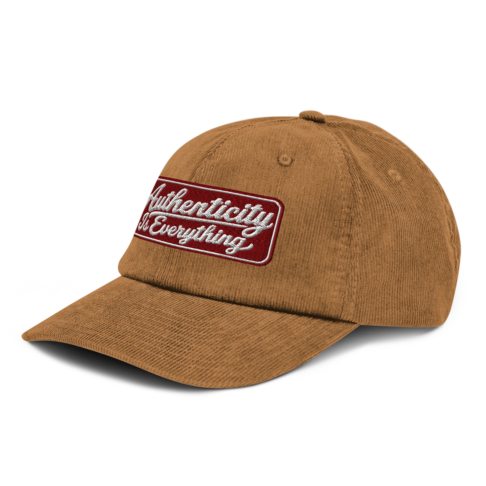 Corduroy script logo hat product image (4)