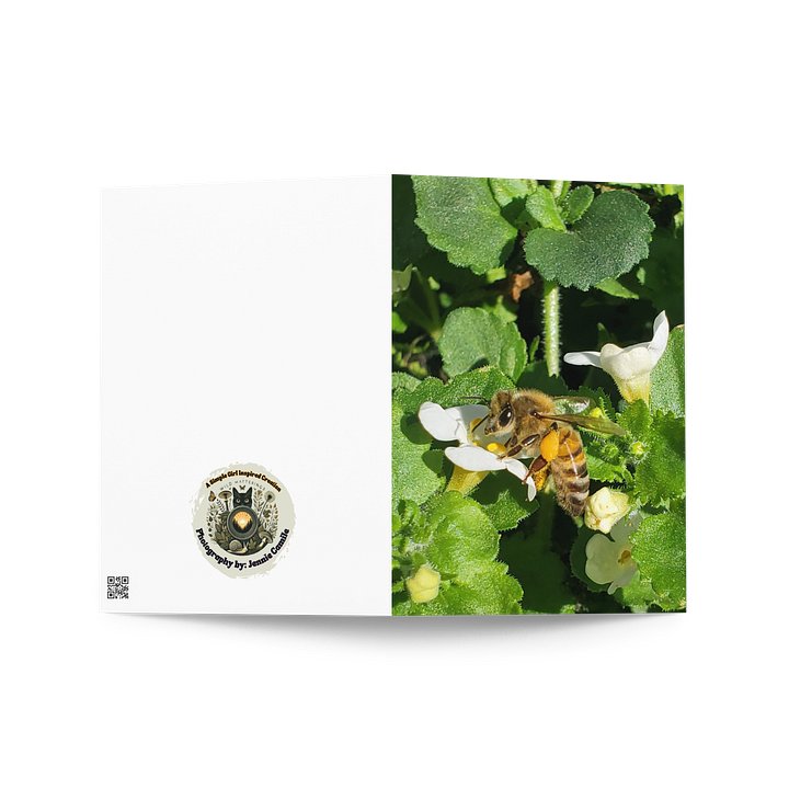 Fetching Pollen Bee Greeting Card product image (2)