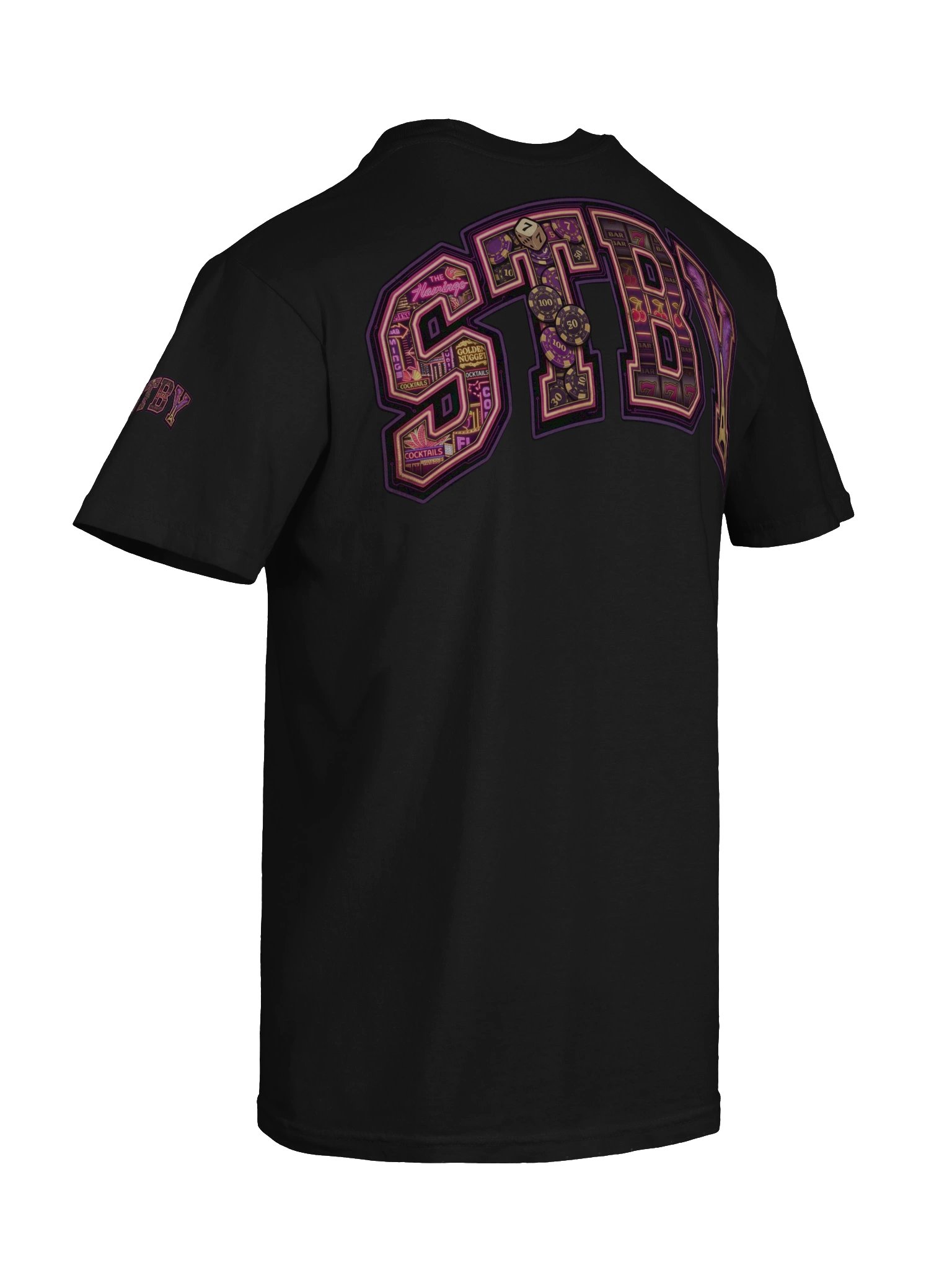 Casino Chic Stylized Letters T-Shirt product image (84)