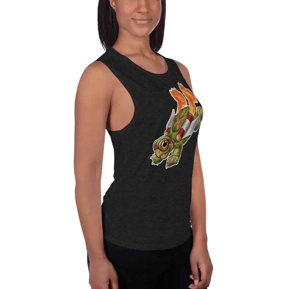 Jetpack Tortoise - SFA Women's Muscle Tank product image (4)