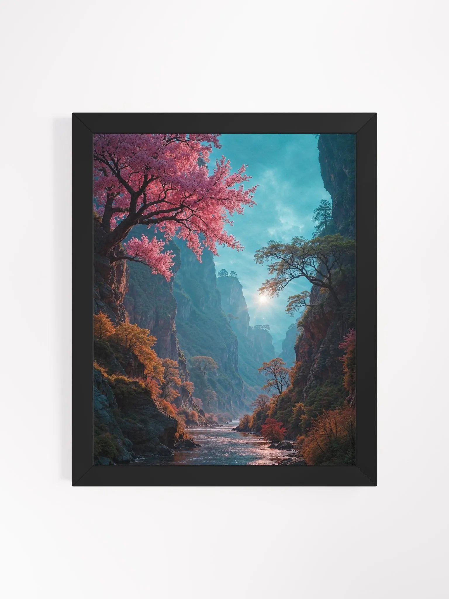 Tranquil Canyon Blossom Framed Print product image (6)