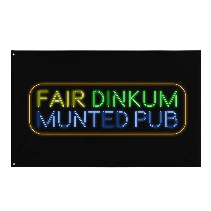 Munted Pub Flag Version 2 product image (2)