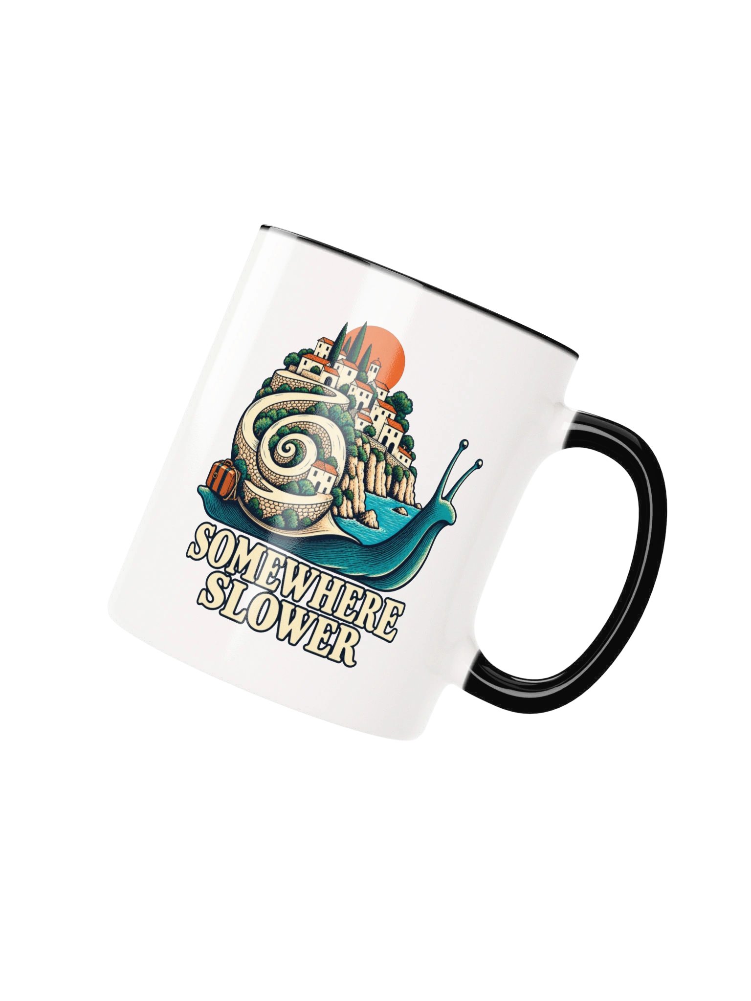 Somewhere Slower – Snail Ceramic Coffee Mug product image (31)