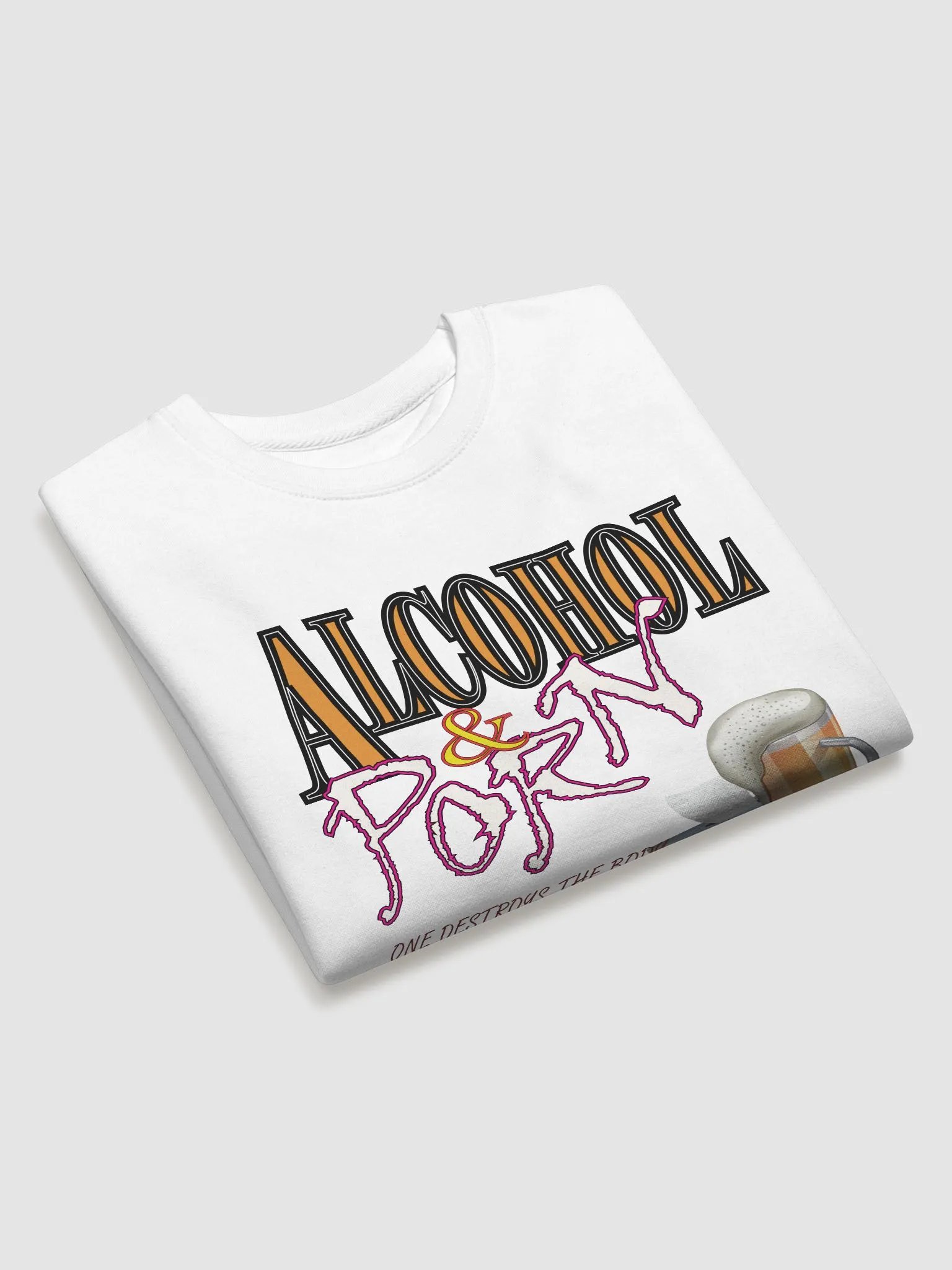 Alcohol & Porn - Cotton Heritage Premium Sweatshirt product image (3)