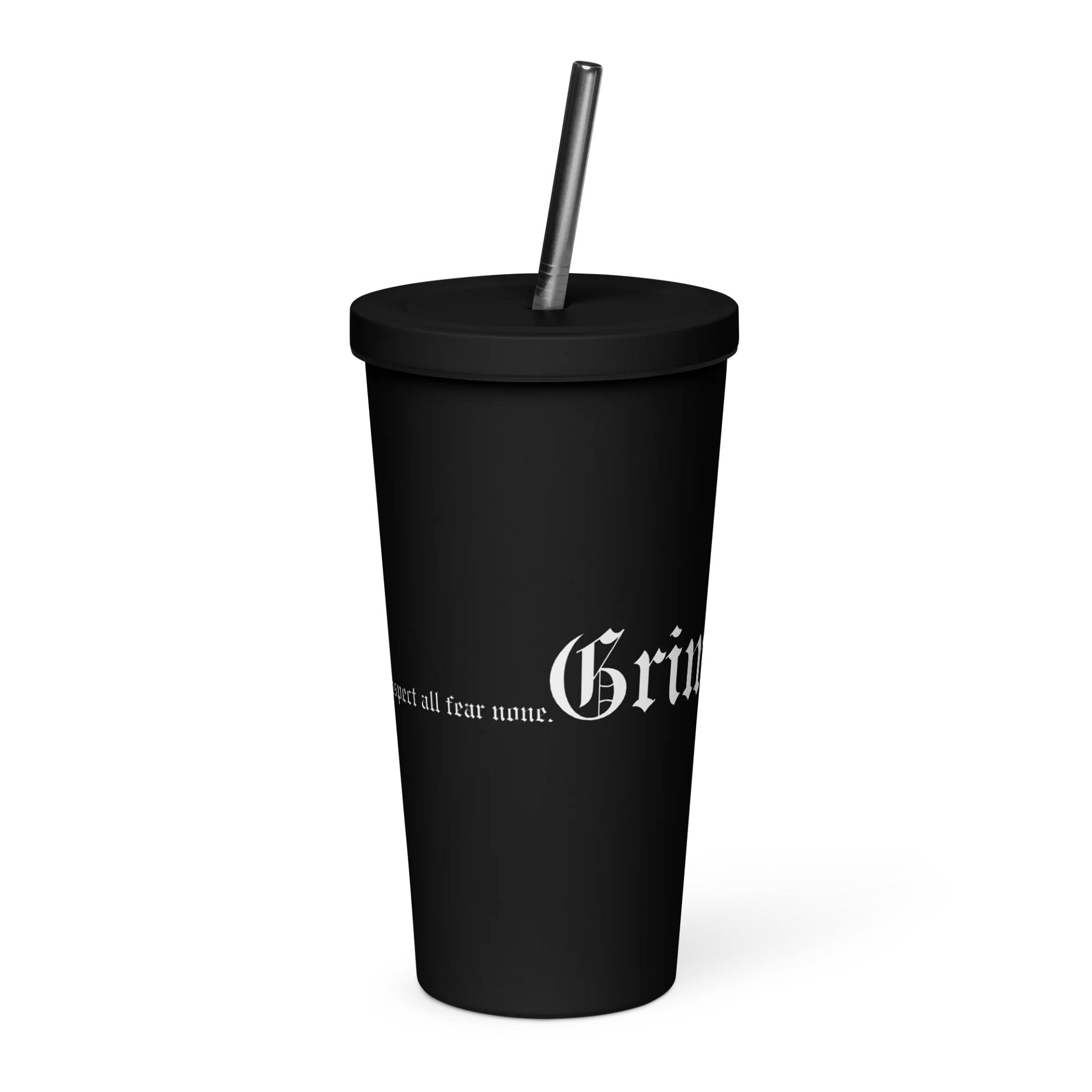 GRIM FAM - “CUP OF CHAOS” High-grade stainless steel Insulated Tumbler #2 - 20 oz (600 ml) product image (4)