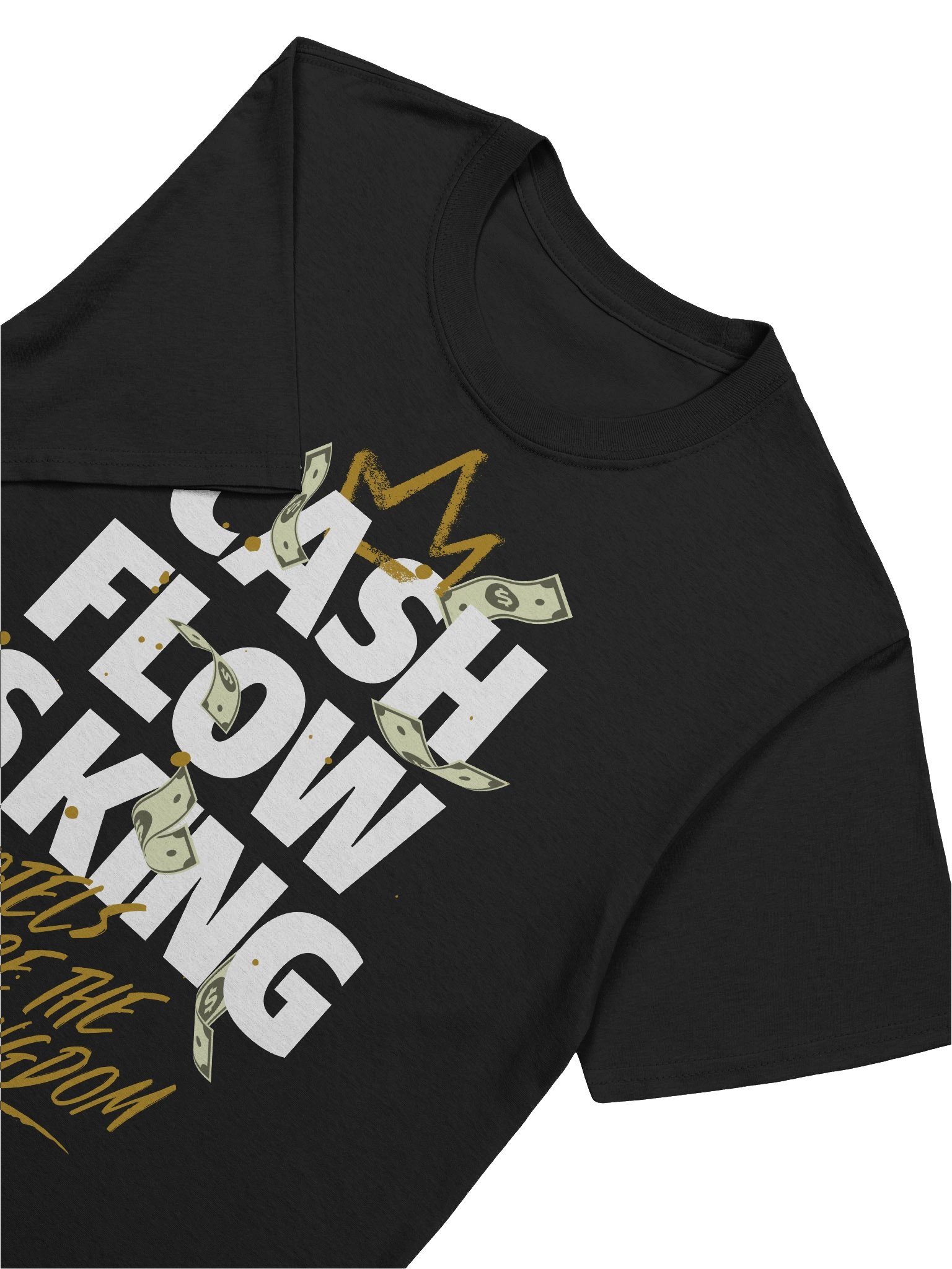 Hotel T-Shirt – Cash Flow Is King, Hotels Are The Kingdom (Black) product image (5)