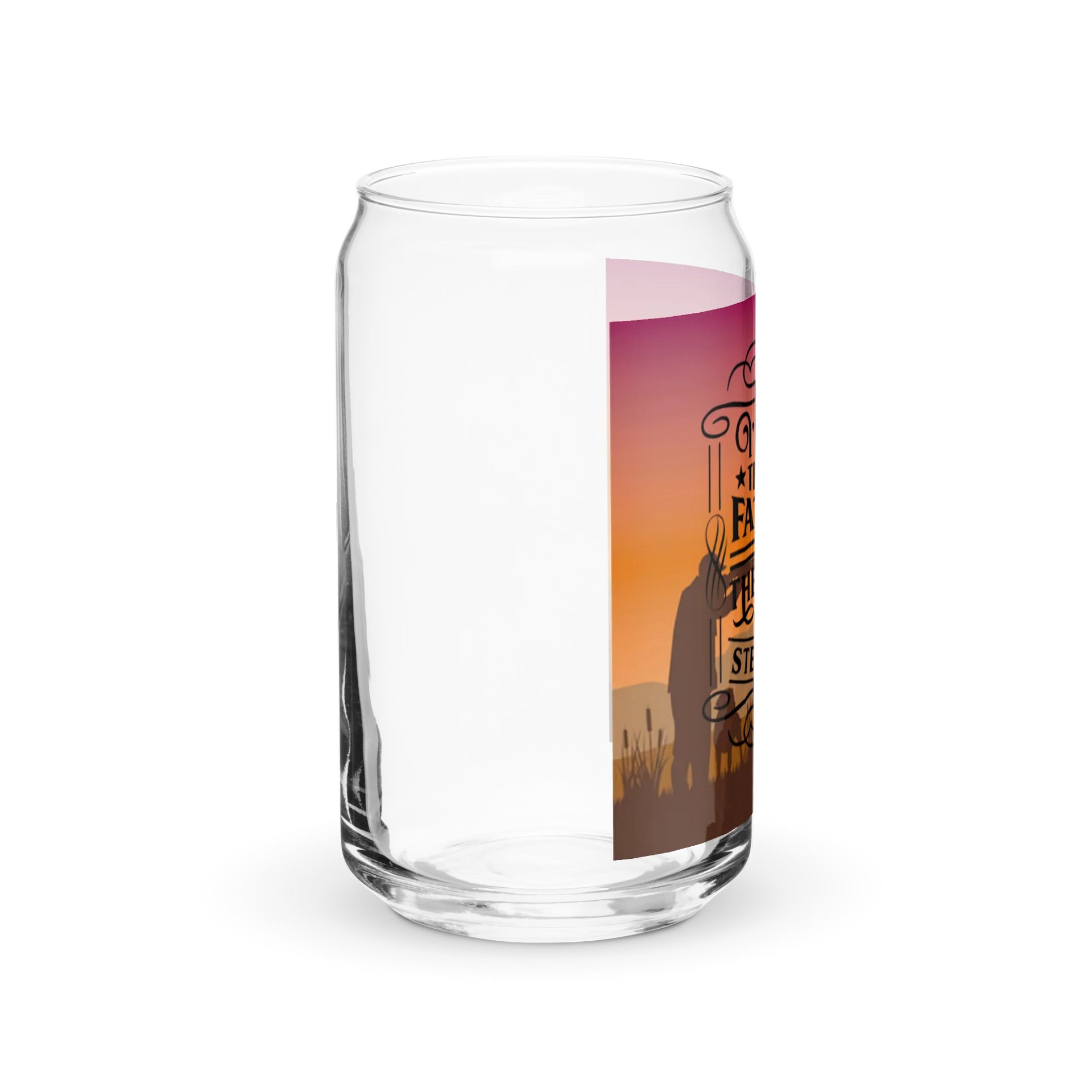 Sunset Silhouette Can-Shaped Glass Set product image (8)