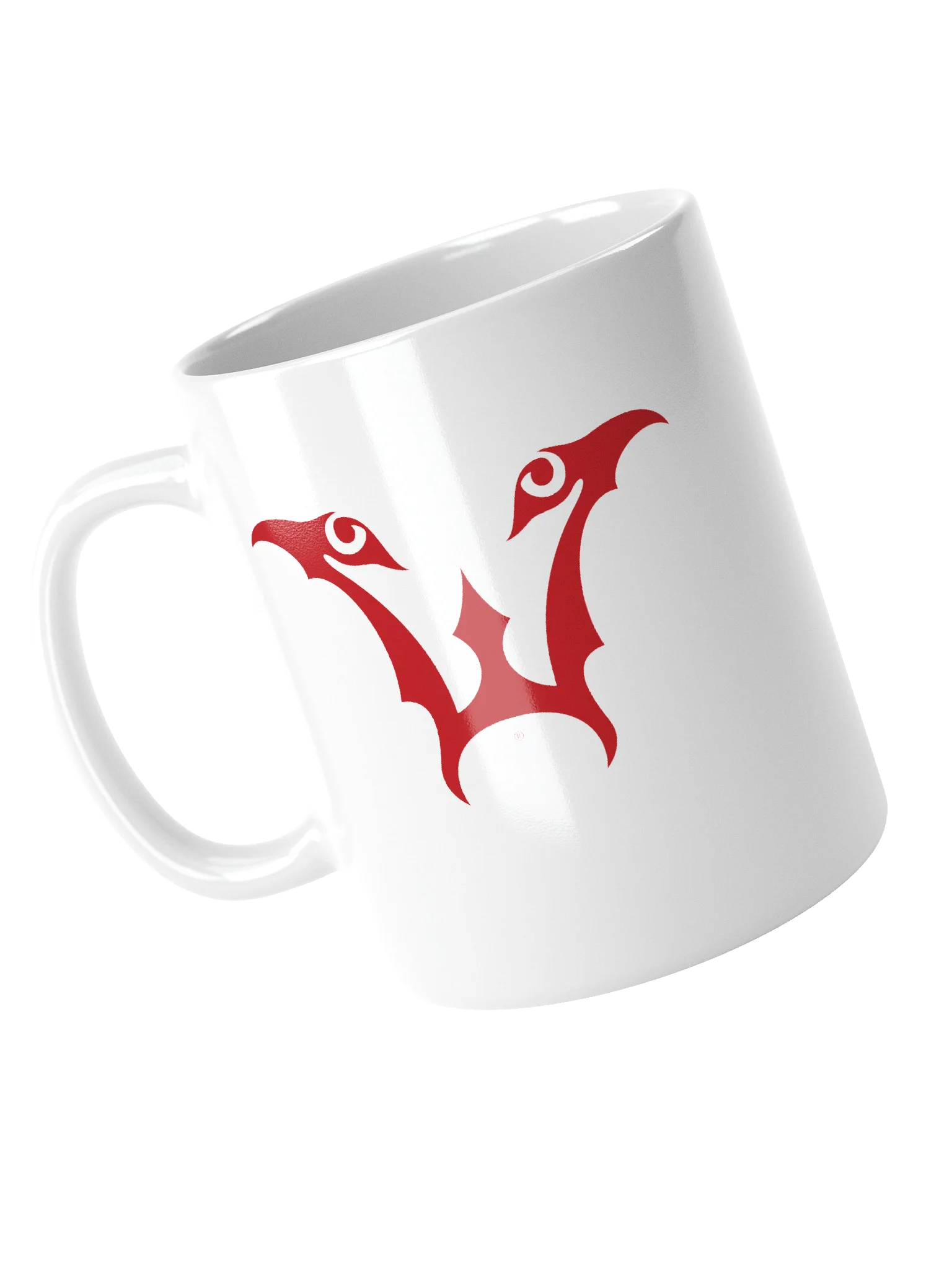 Werwulf™ Red Logo - White Gloss Mug product image (4)