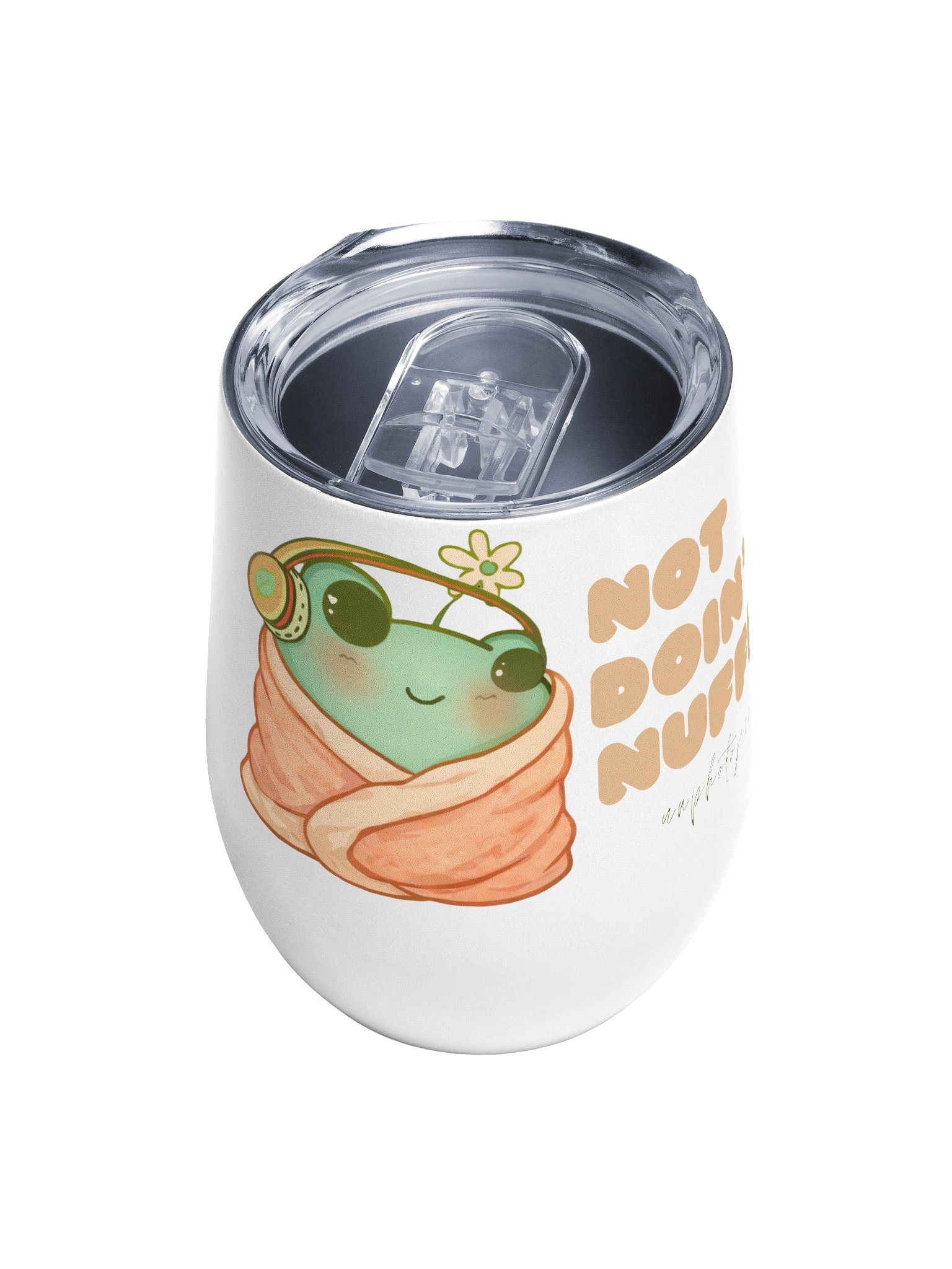 Not Doin' Nuffin Wine Tumbler product image (4)