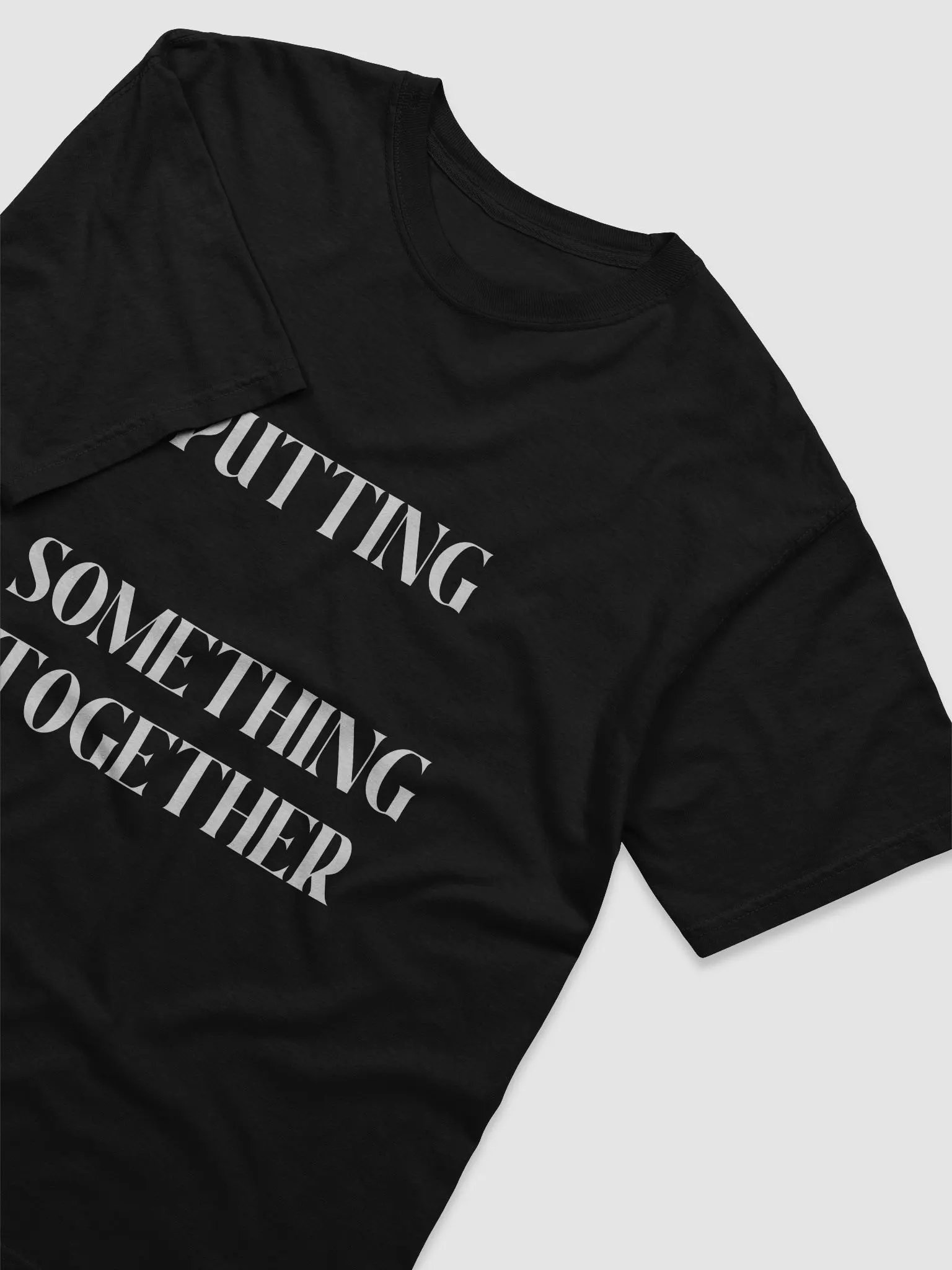 PUTTING SOMETHING TOGETHER(WHITE PRINT) product image (3)