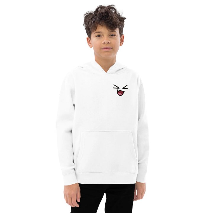 LaughOutLoud Hoodie | Cute Laughing Face Graphic | Positive Vibes Streetwear | Fun Expression Pullover for Men/Women | Aesthetic Happy Hoodie product image (1)
