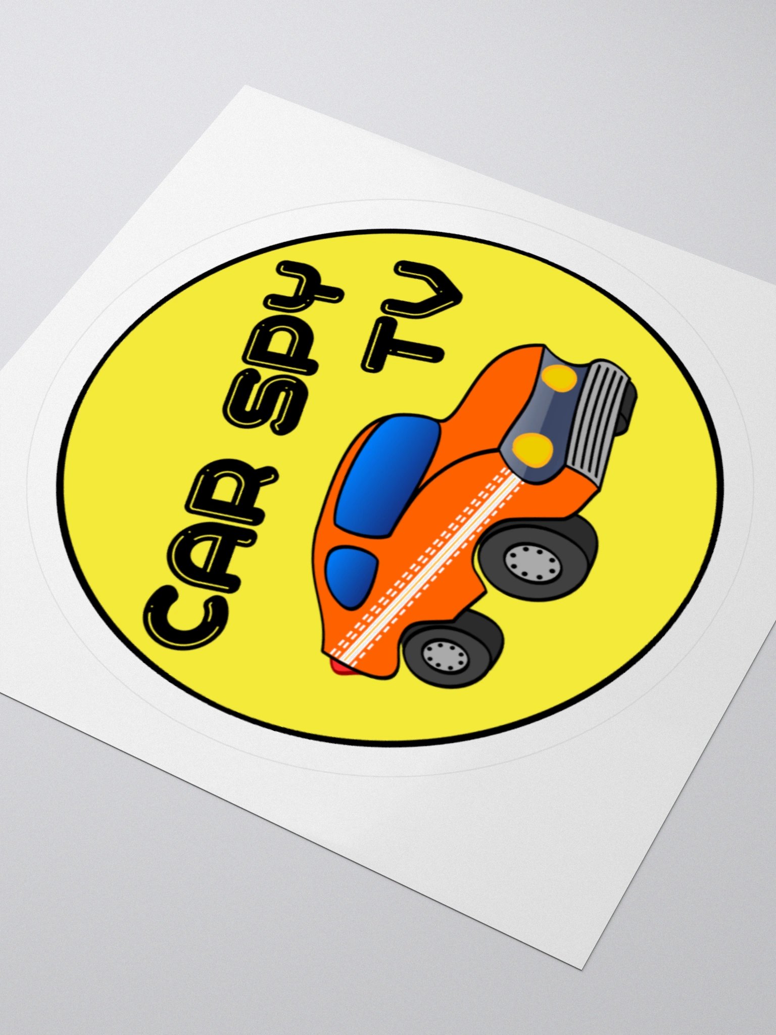 Sticky Sticker: CarSpyTV Logo product image (9)