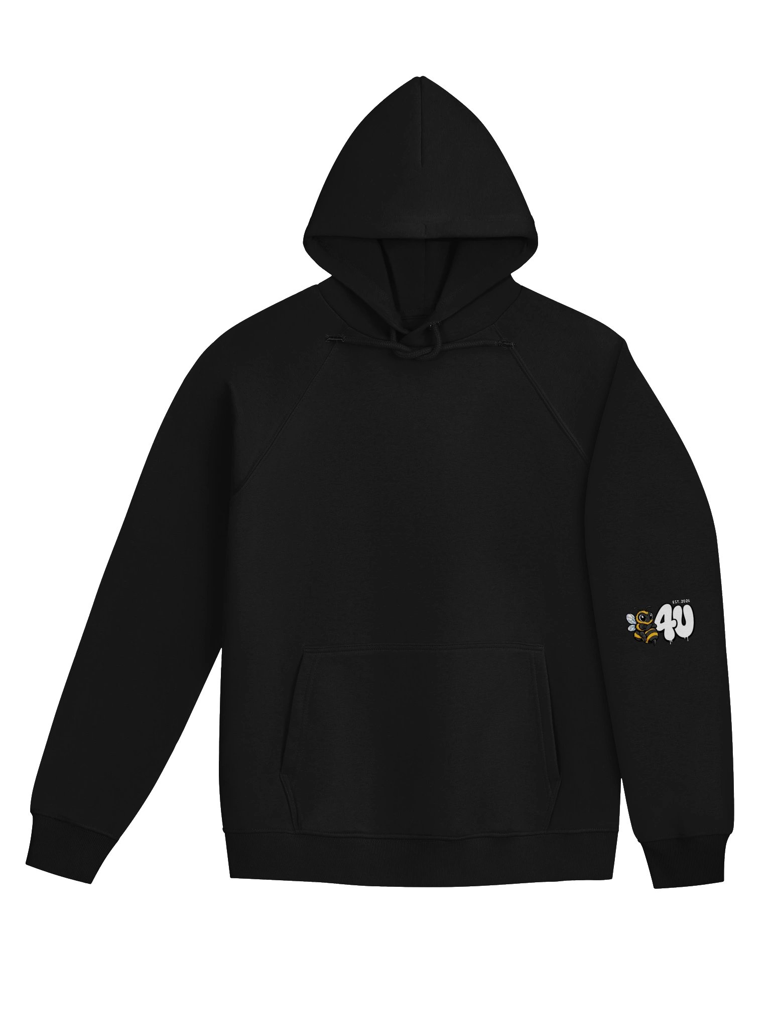B4U CAST THE FIRST STONE UNISEX ECO RAGLAN HOODIE product image (4)