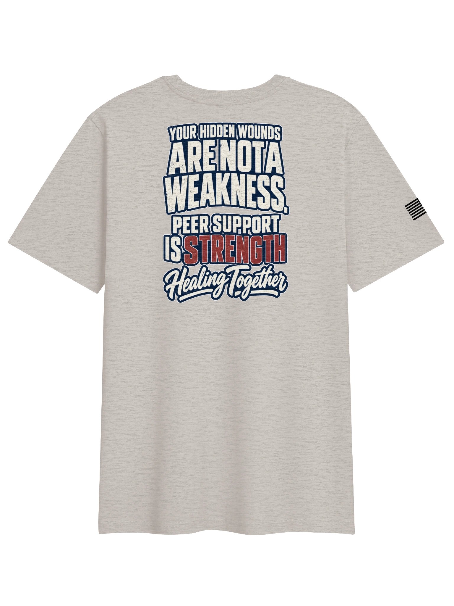 Unisex Cotton Peer Support is Strength Tee product image (4)