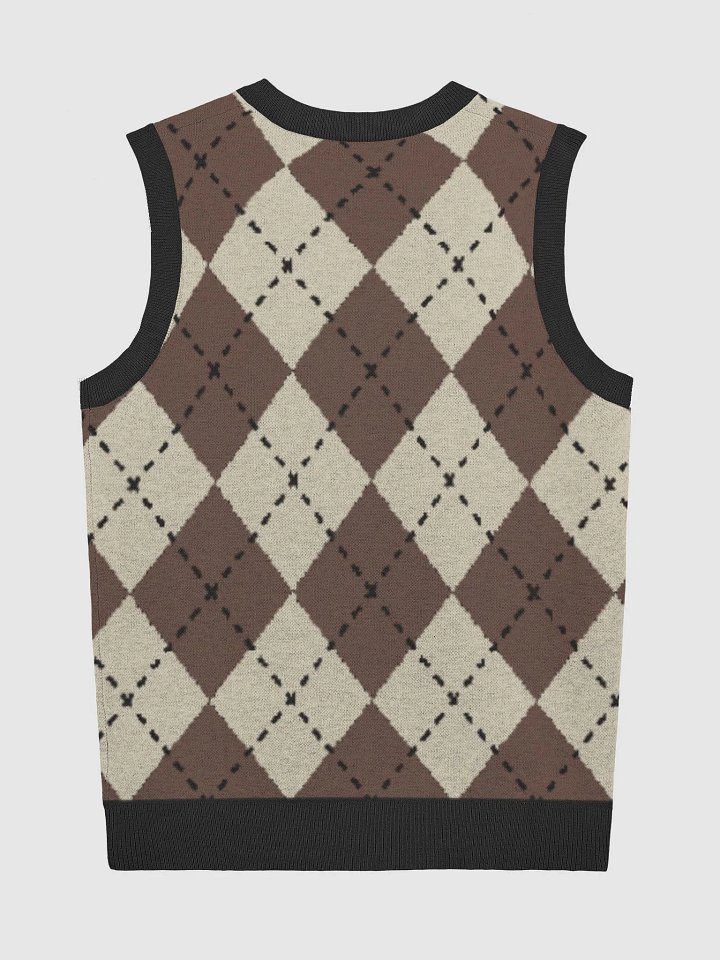 Pupper Pantone Argyle Knit Vest product image (10)