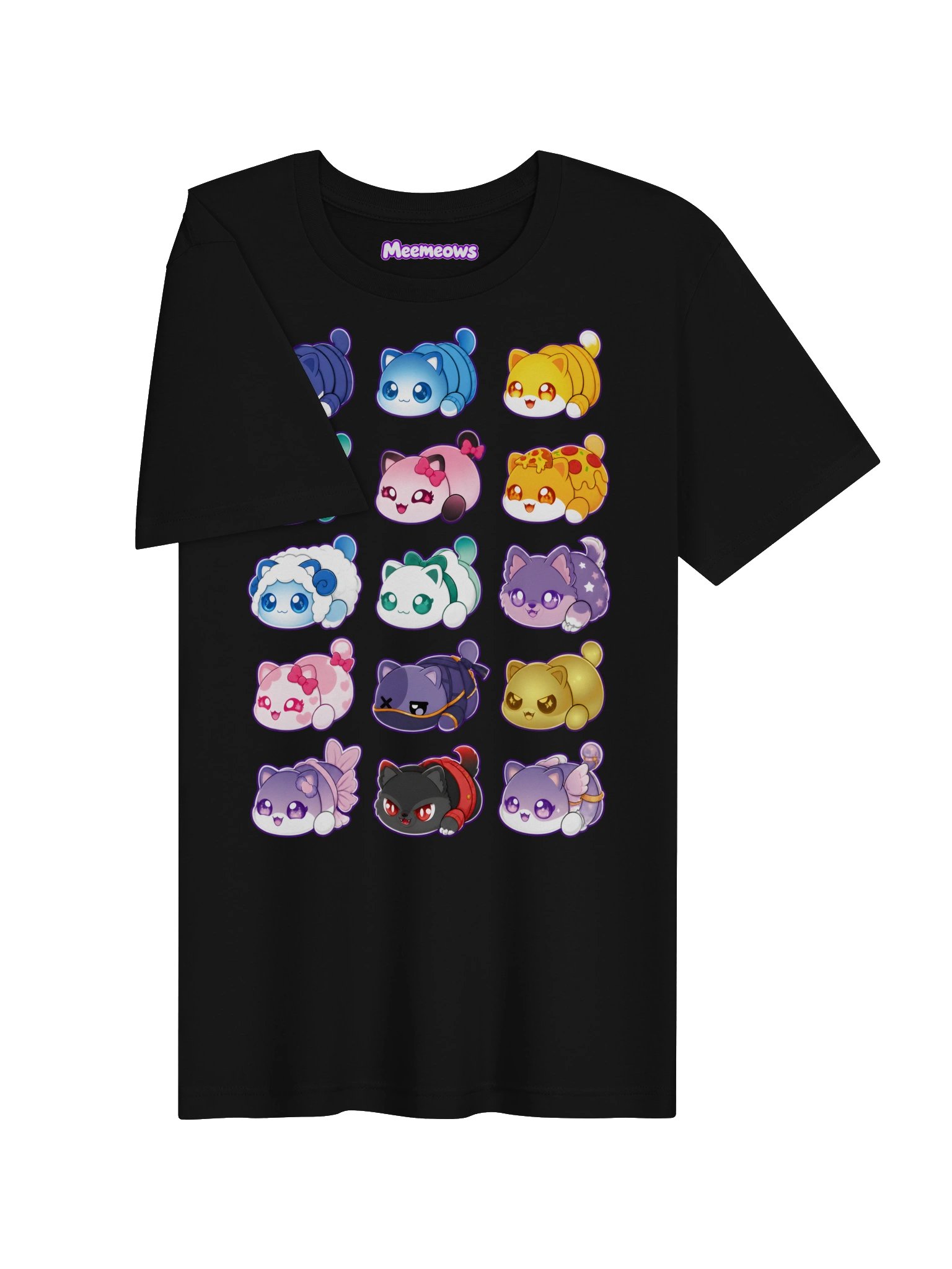 Meemeows Cat Collection T-Shirt – Cute Kawaii Cats product image (3)