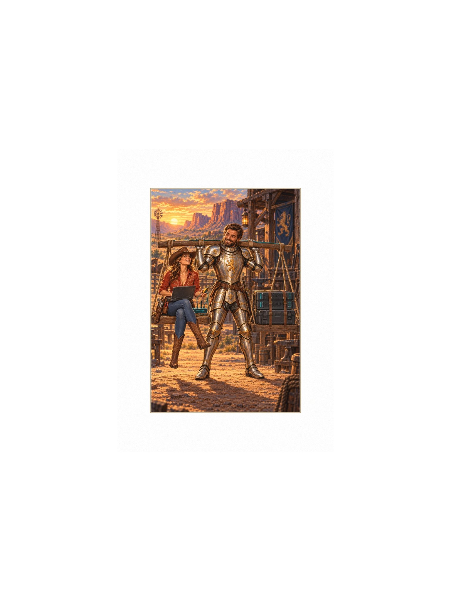 Load Balancing Small Art Print product image (1)