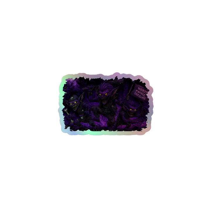 Mischievous Goblin Holographic Sticker Sheet product image (1)